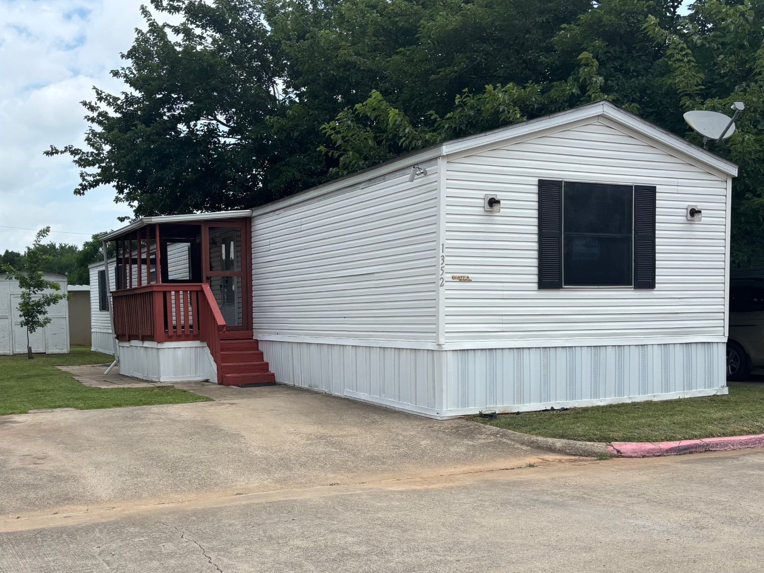 A photo of the home
