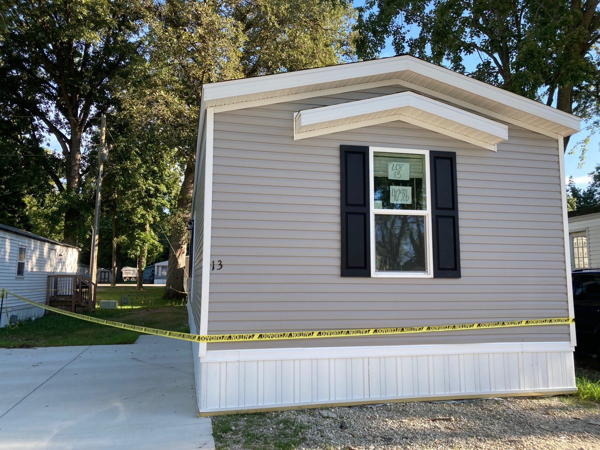 A photo of the home