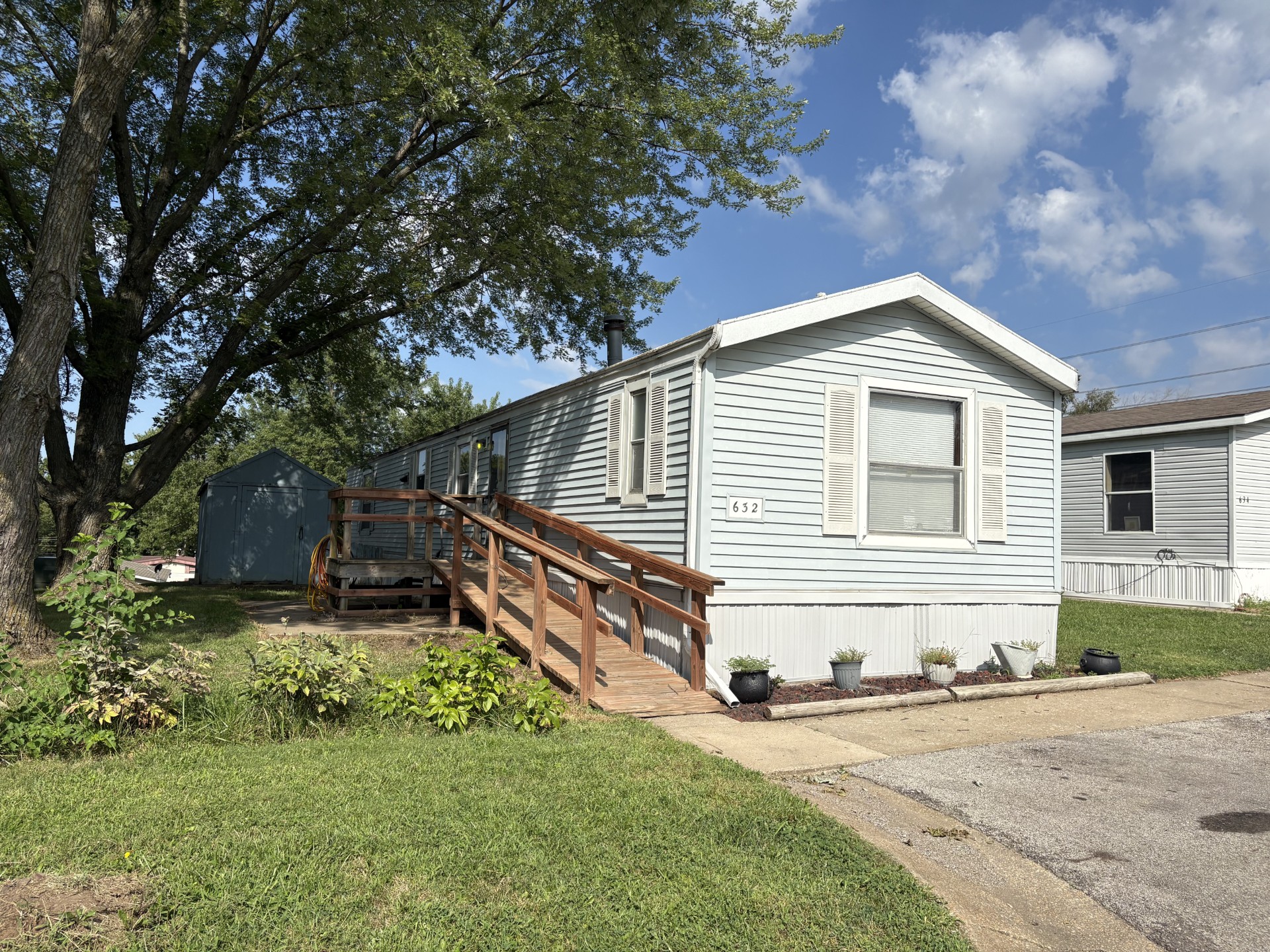 A photo of the home