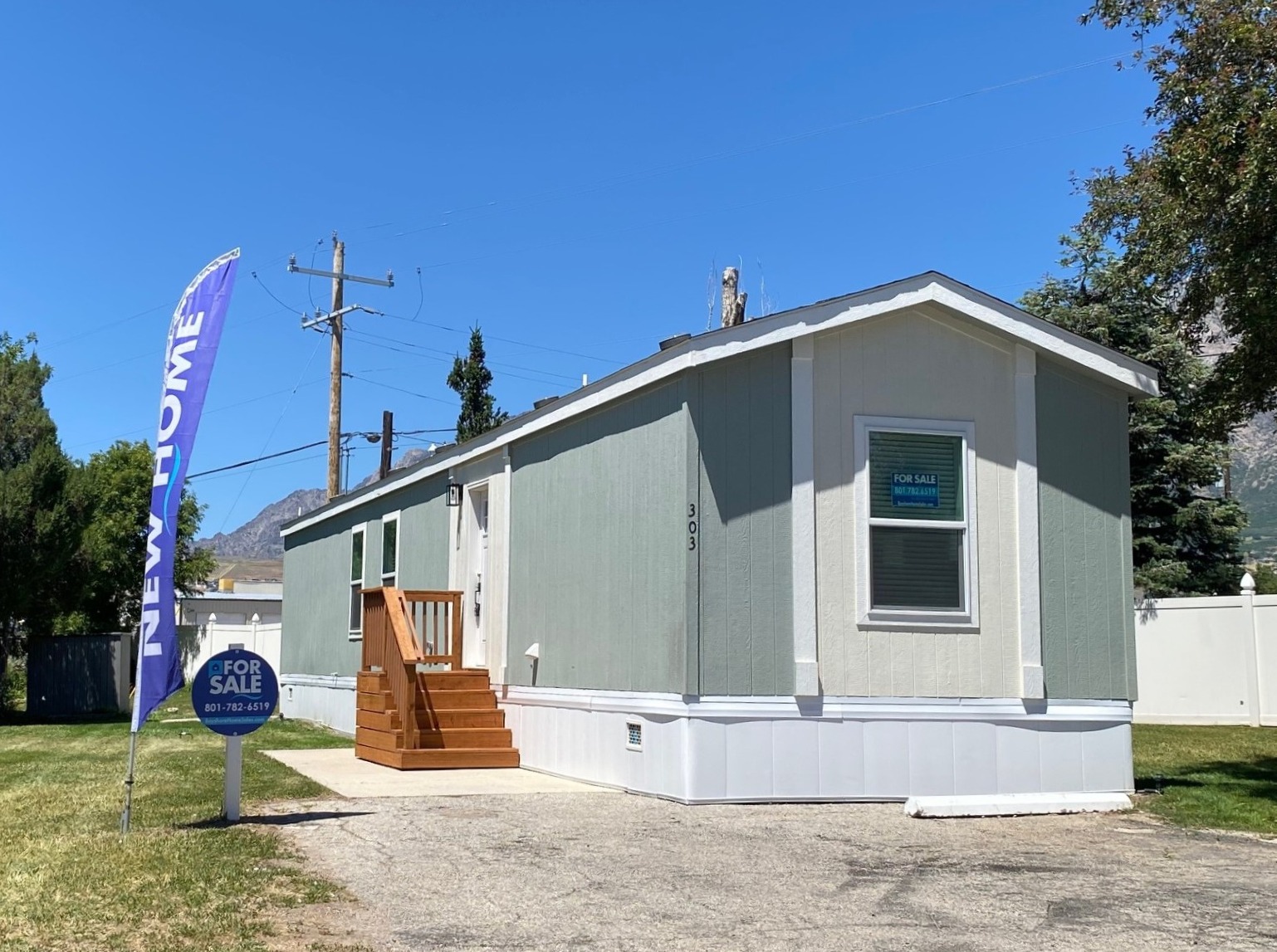 A photo of the home