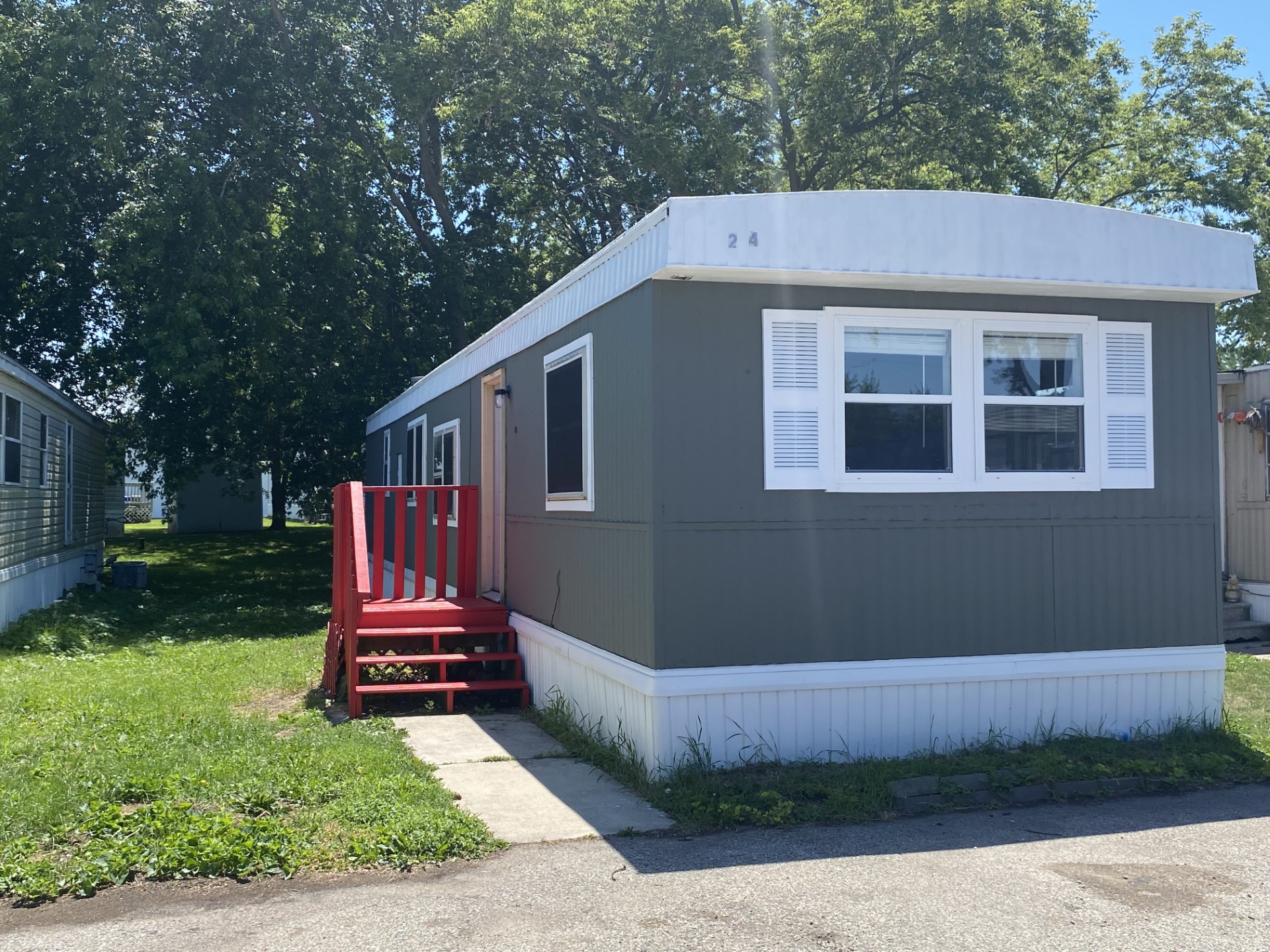 A photo of the home