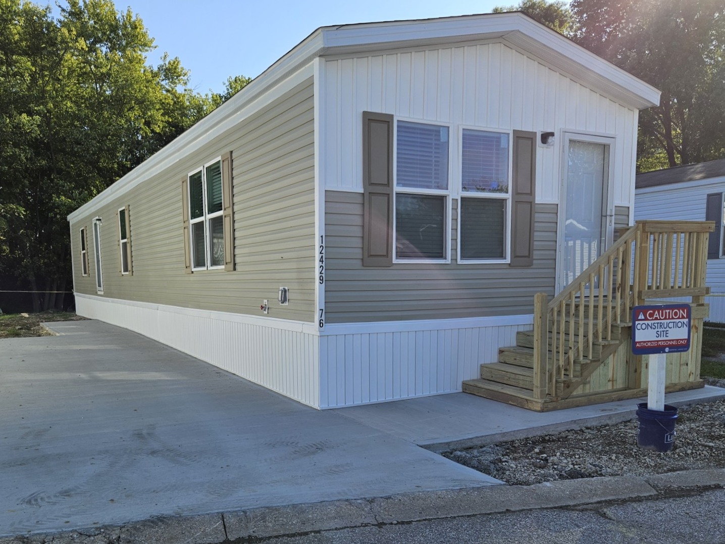 A photo of the home