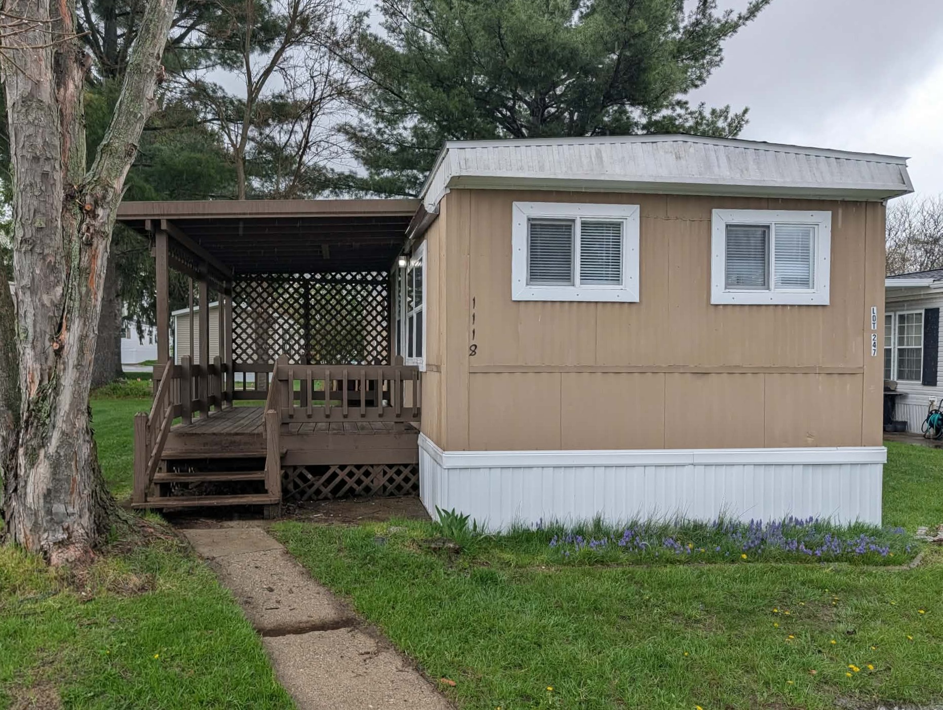 A photo of the home