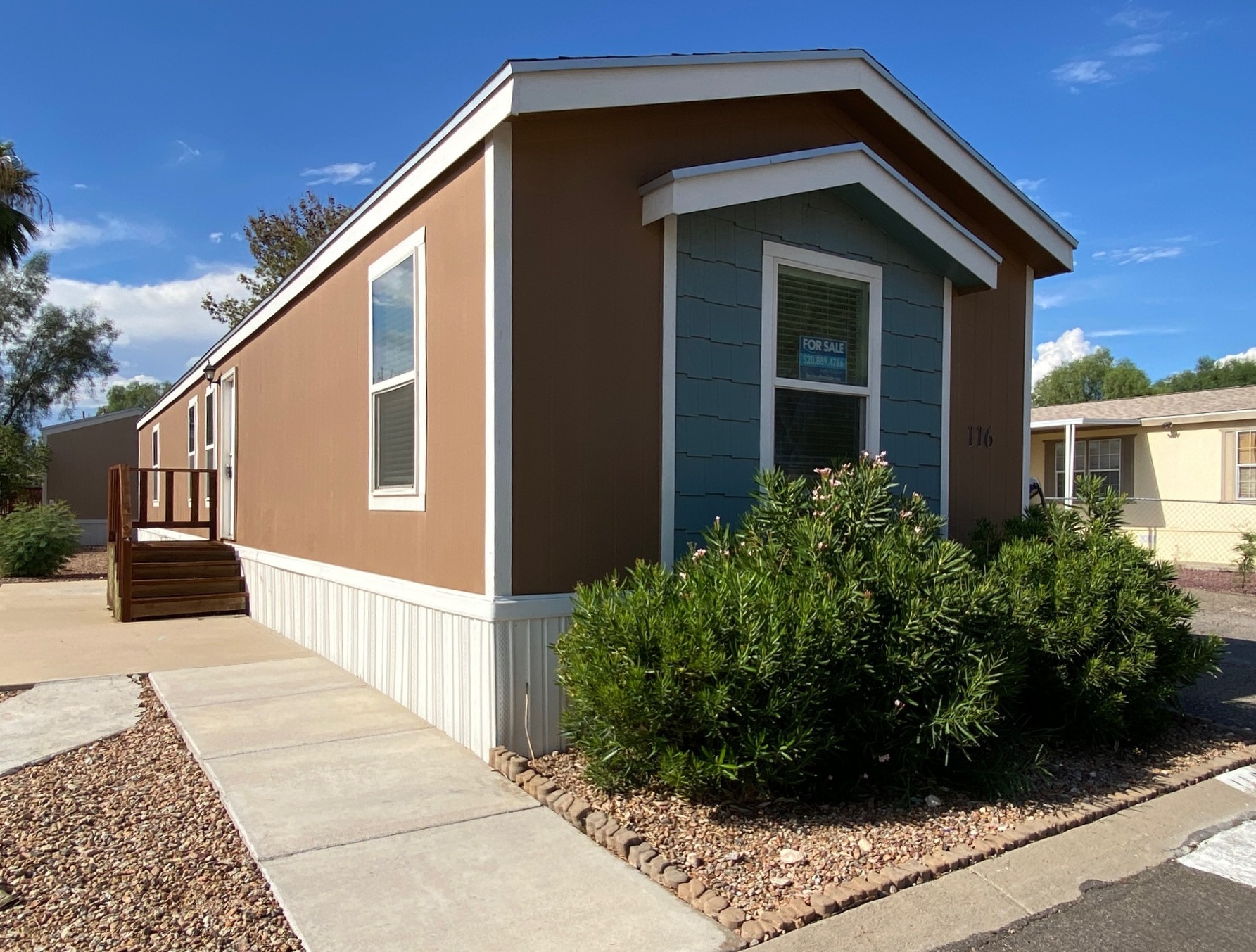 A photo of the home