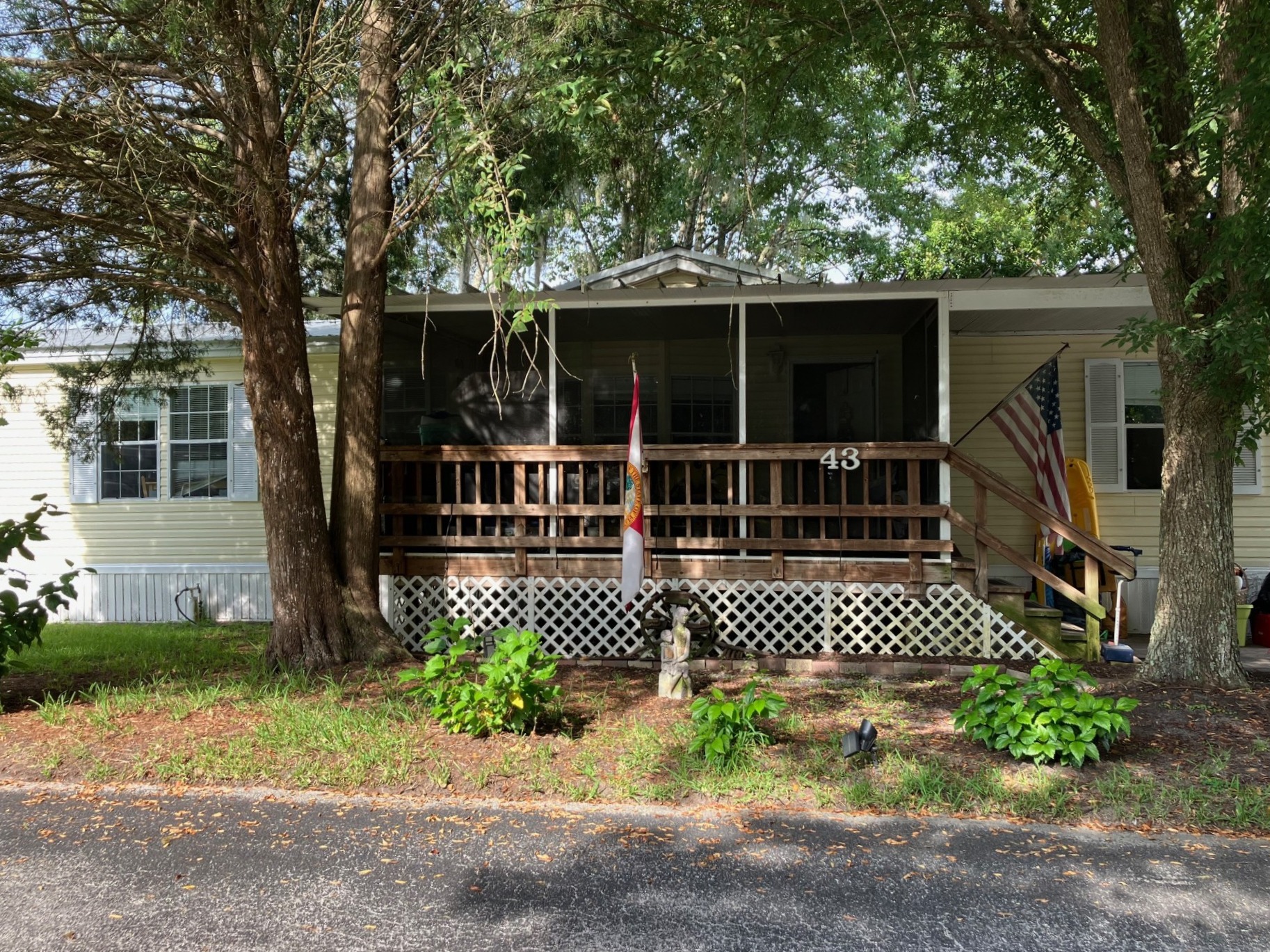 A photo of the home
