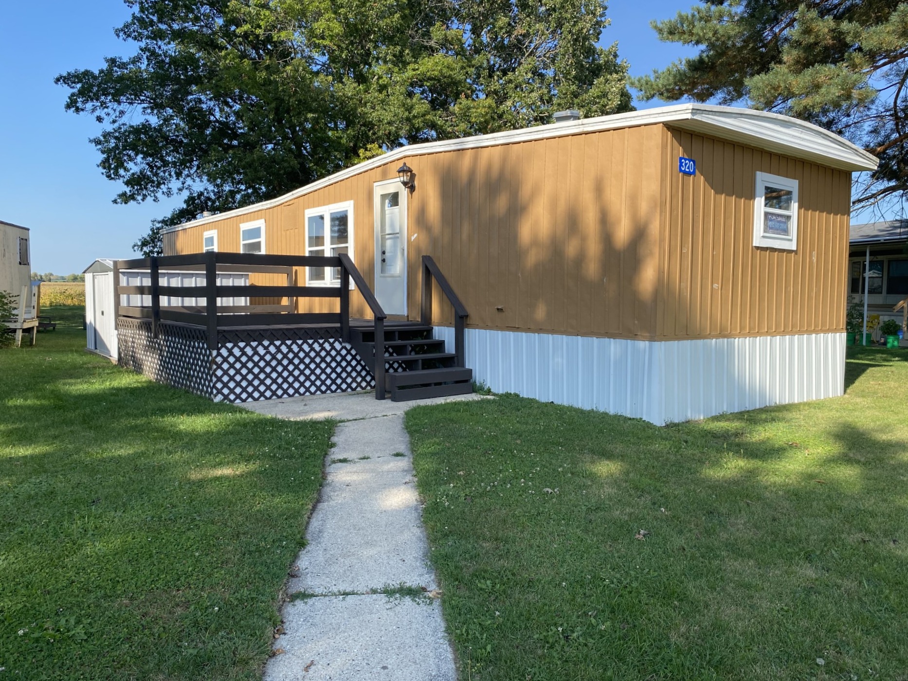 A photo of the home