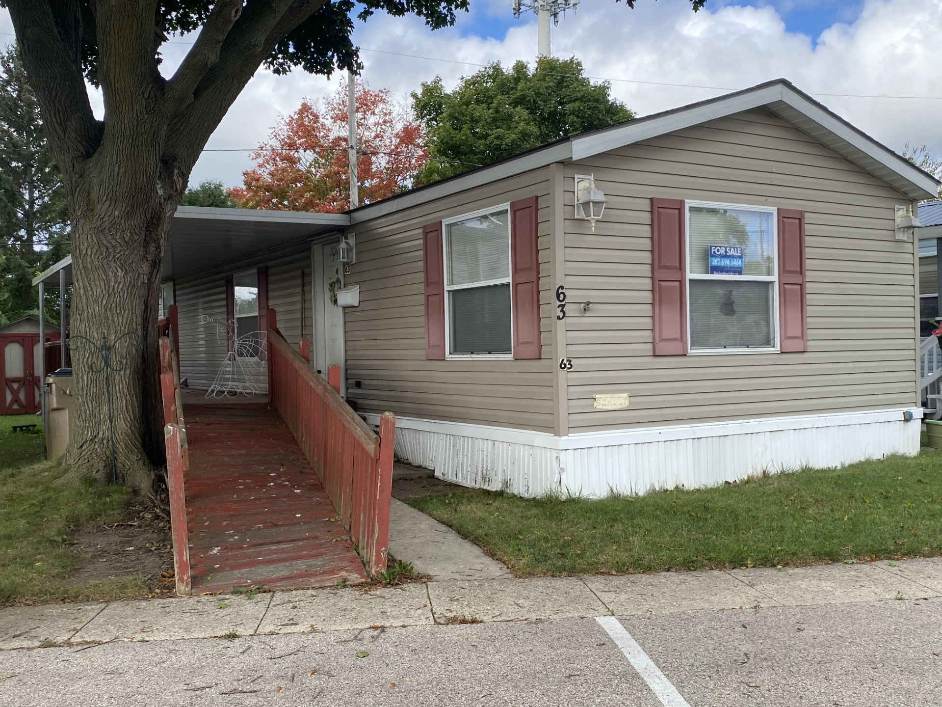 A photo of the home