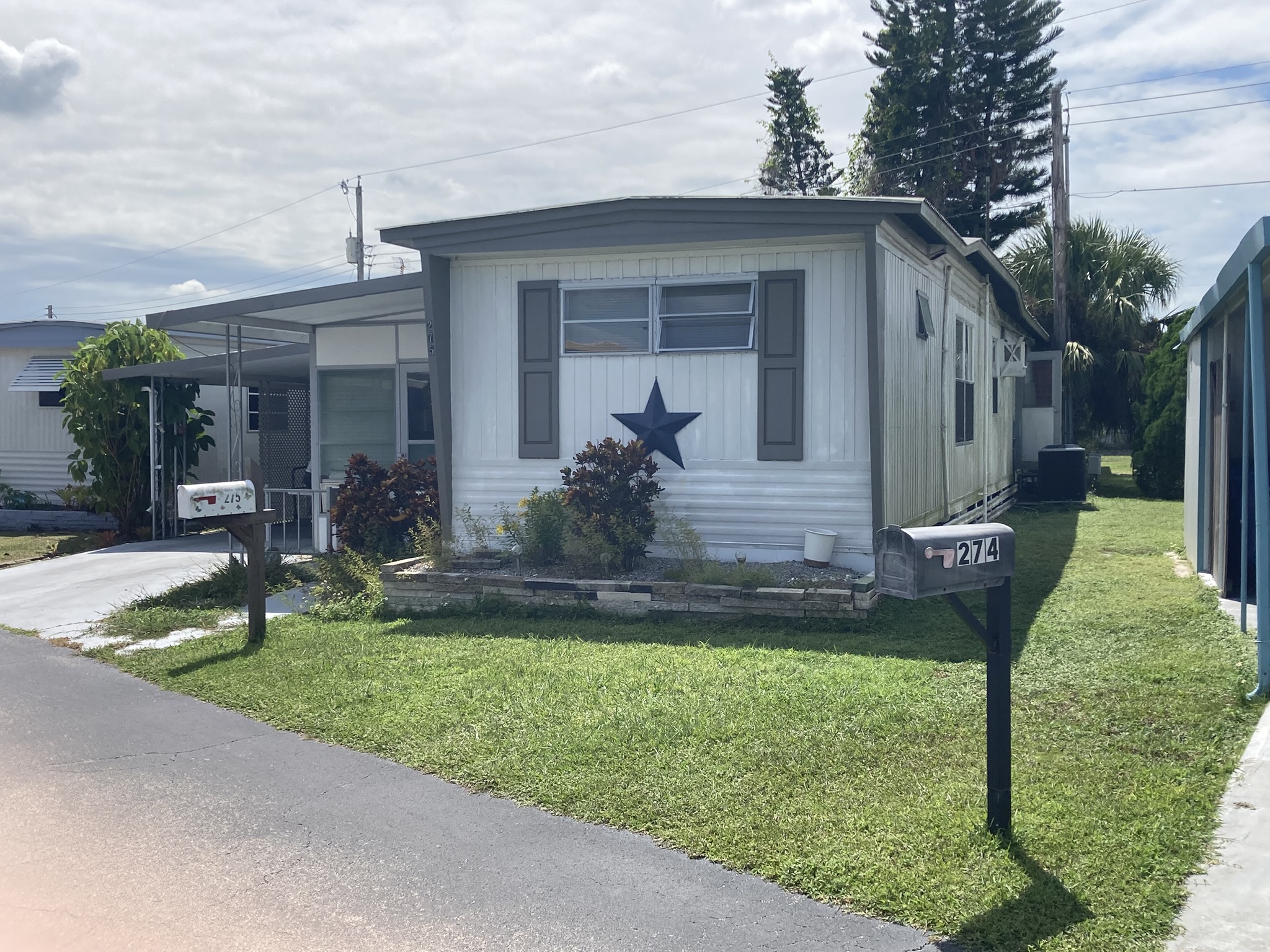 A photo of the home