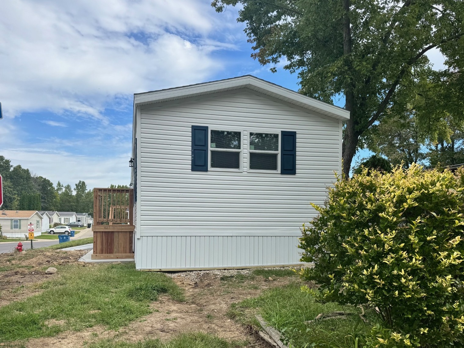A photo of the home