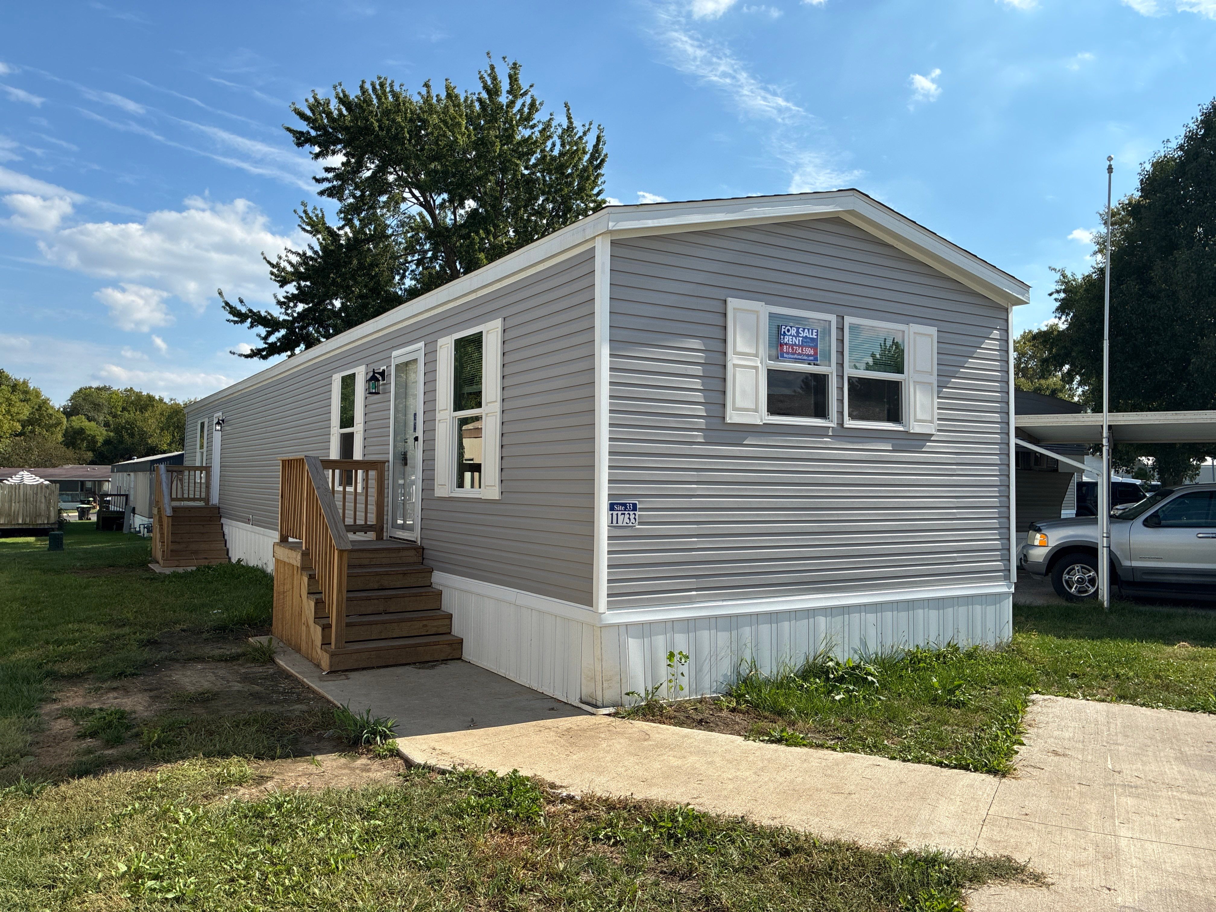 A photo of the home