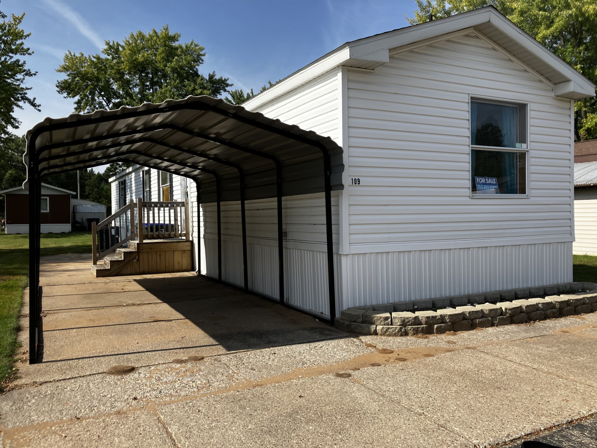 A photo of the home