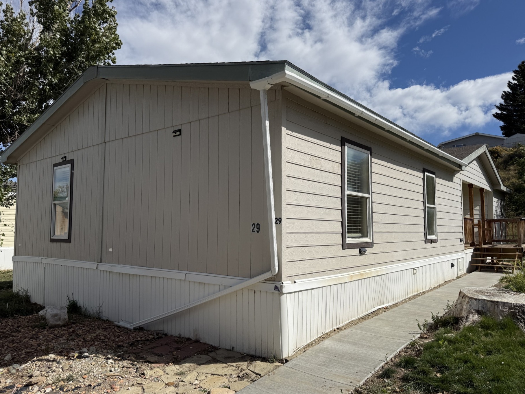 A photo of the home