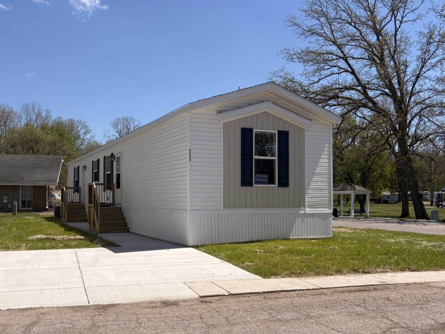 A photo of the home