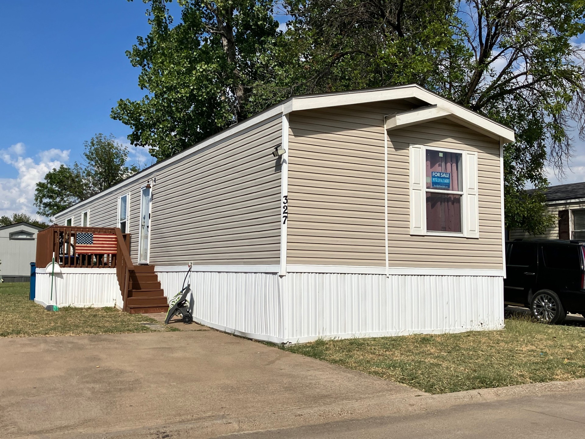 A photo of the home