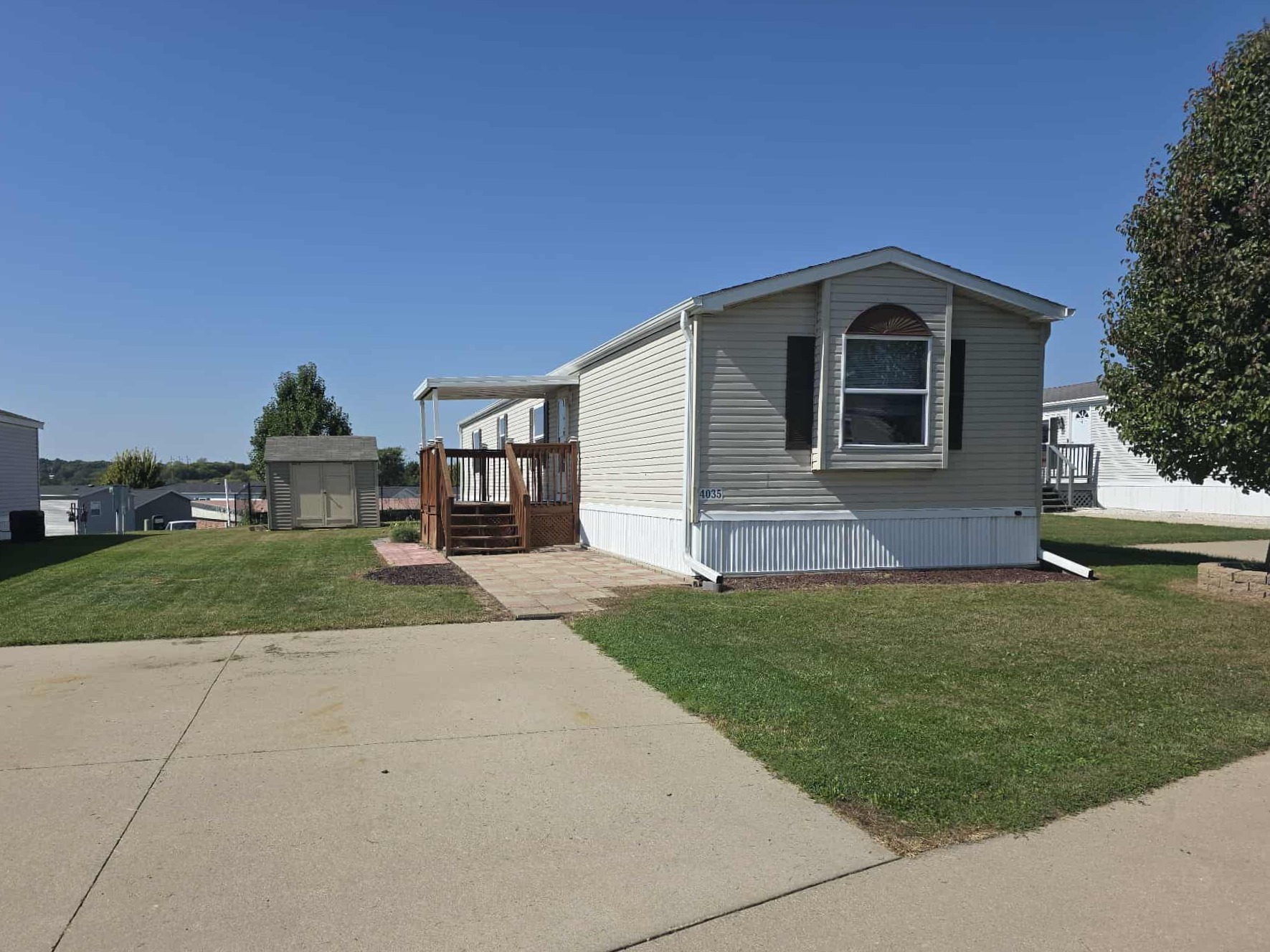 A photo of the home
