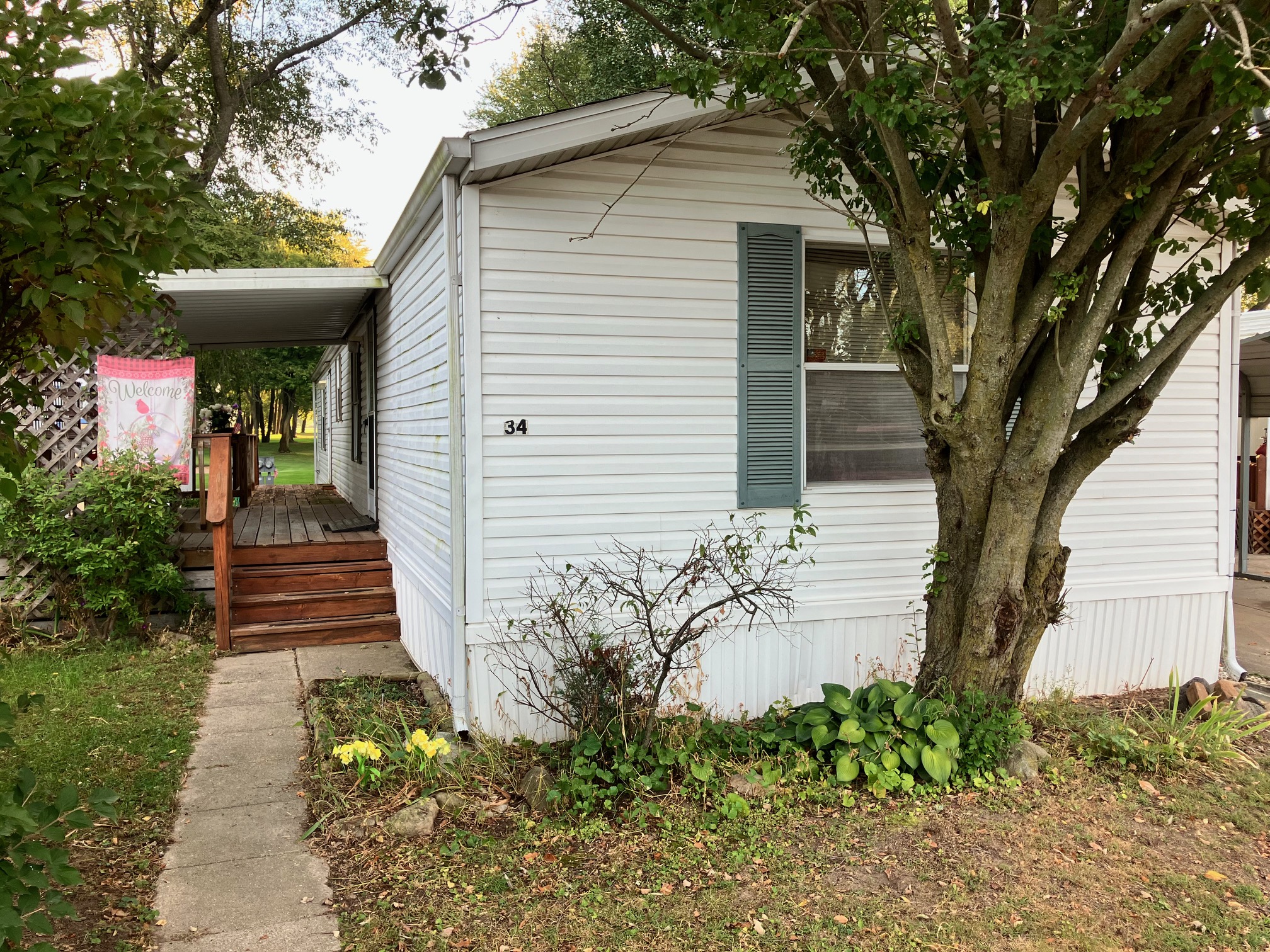 A photo of the home