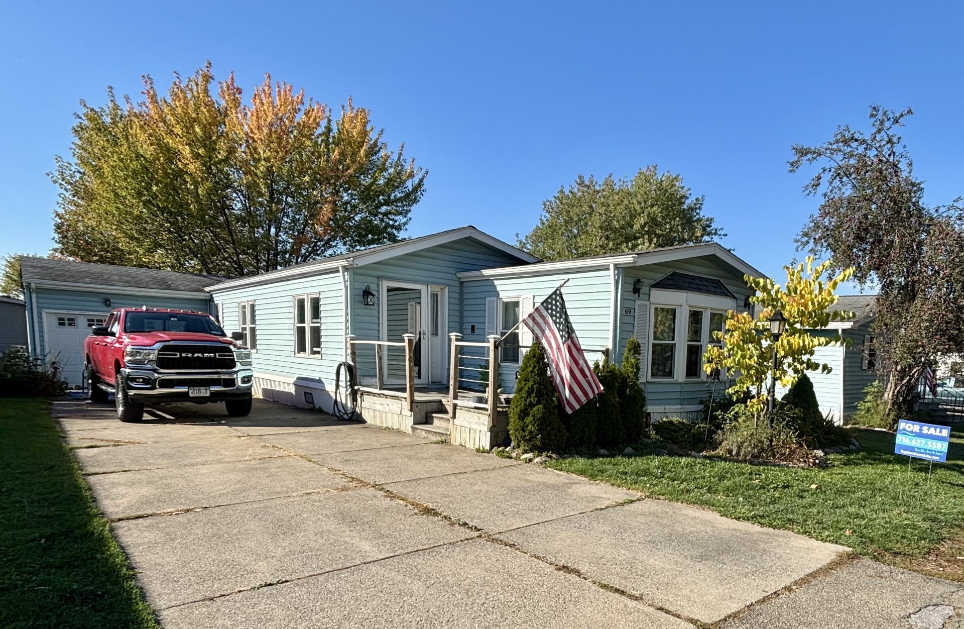 A photo of the home