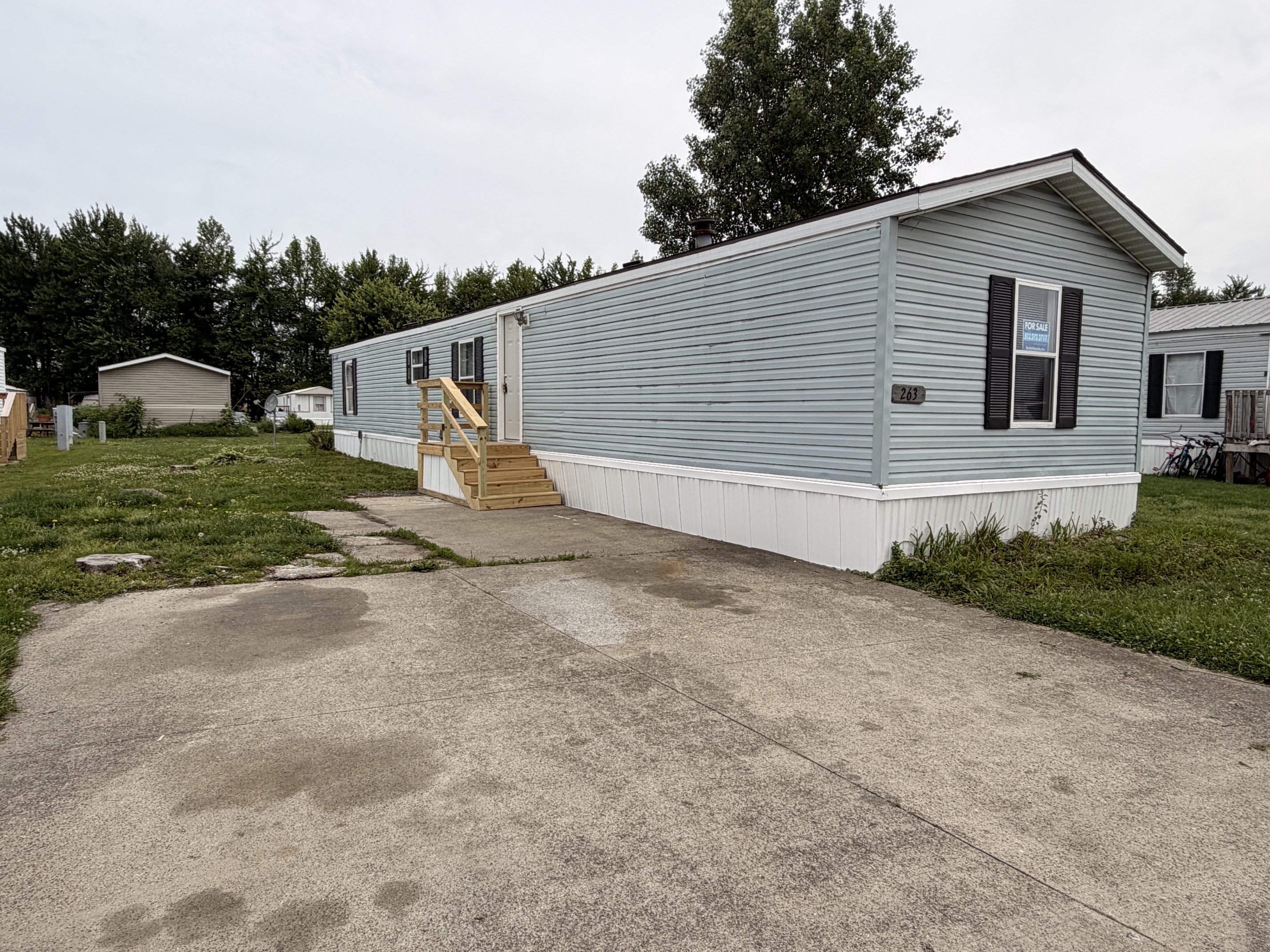 A photo of the home