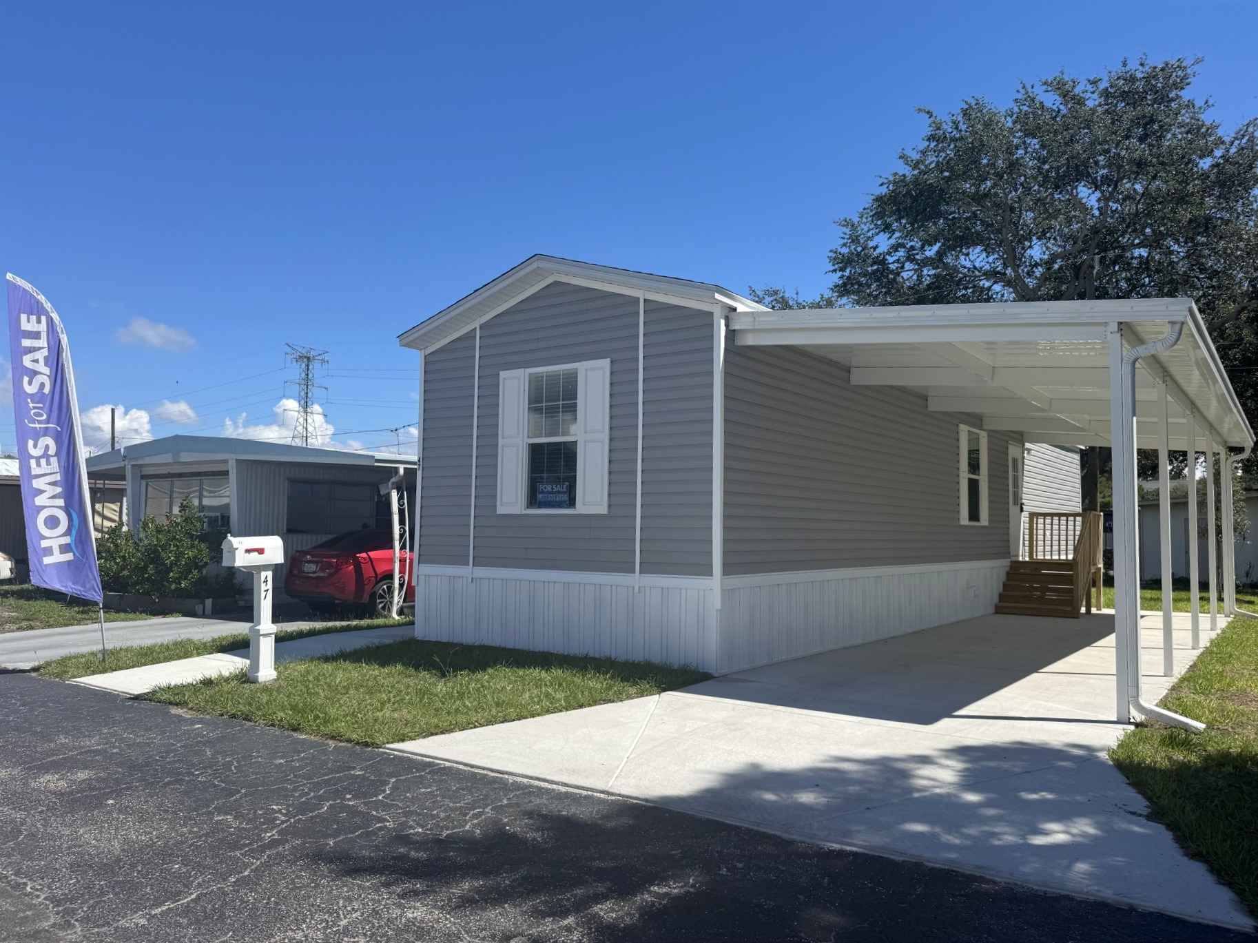 A photo of the home