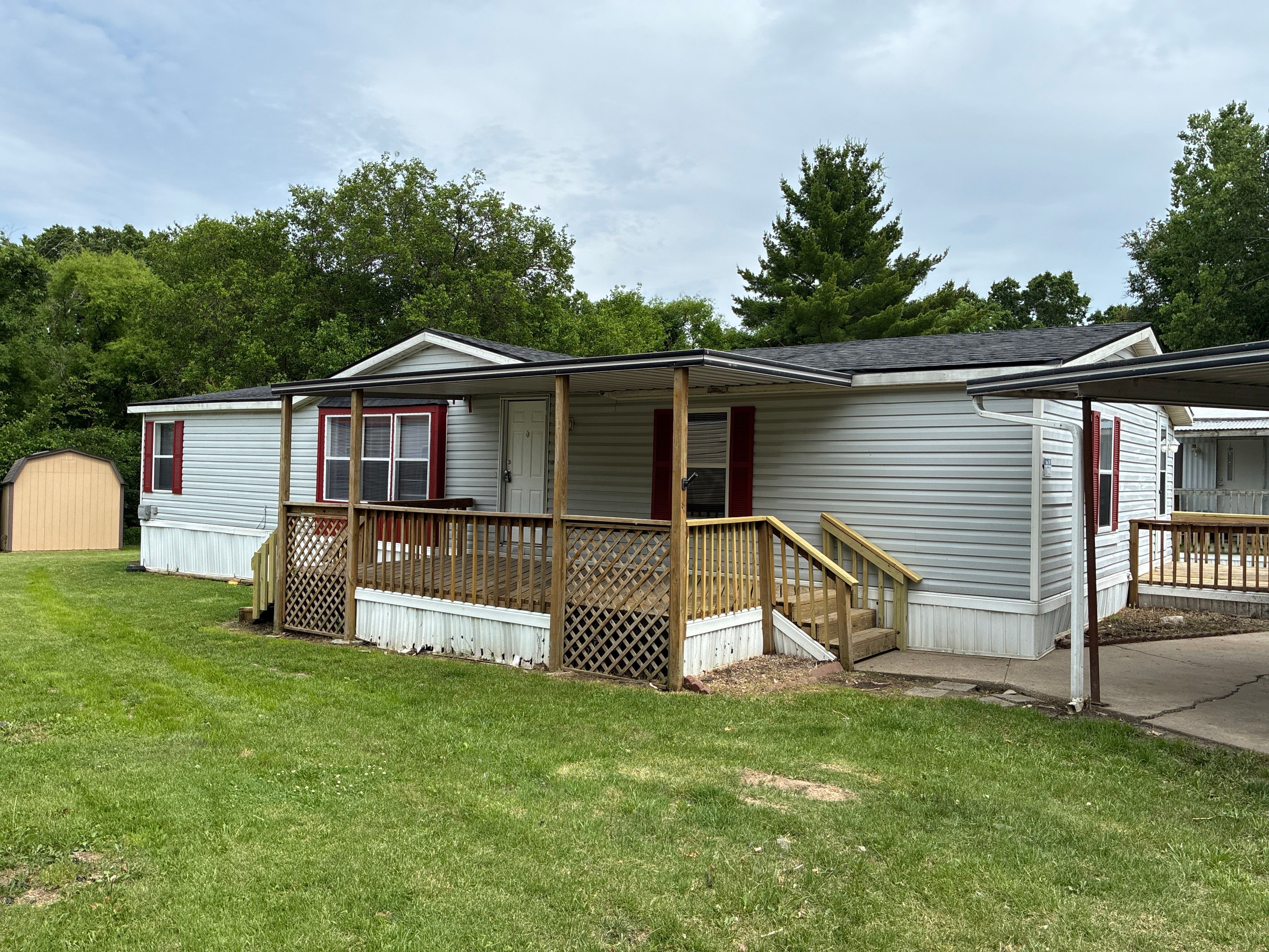A photo of the home