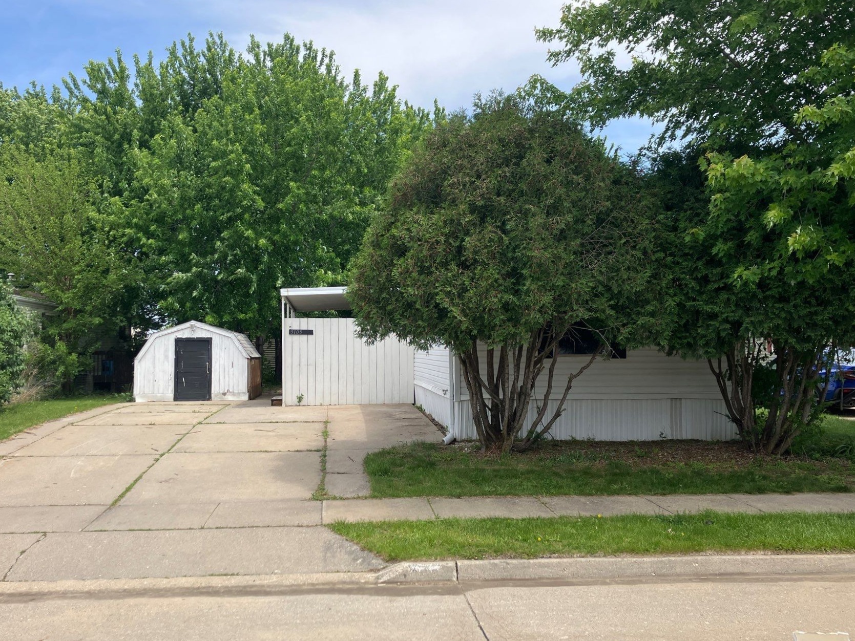 A photo of the home