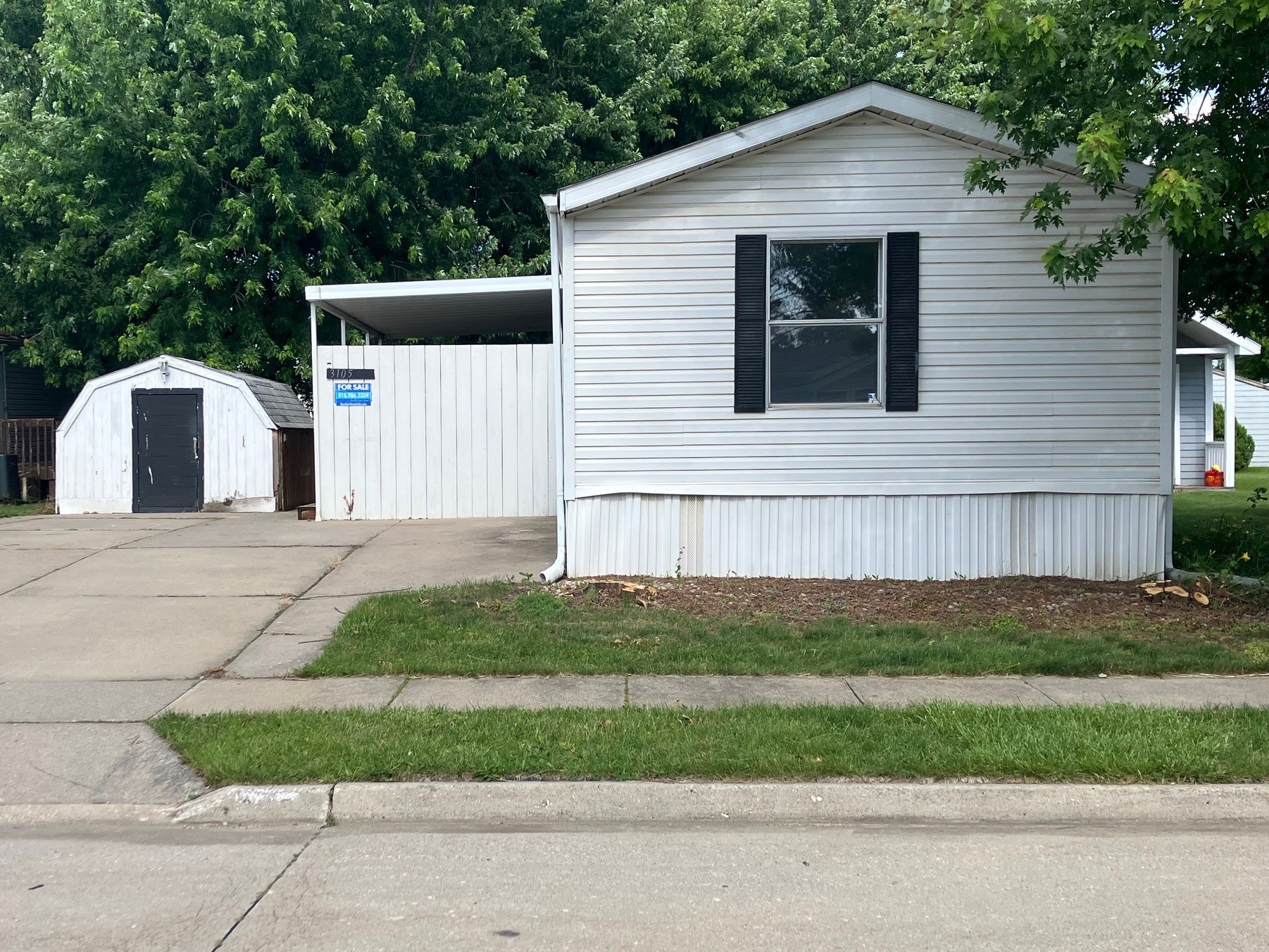 A photo of the home