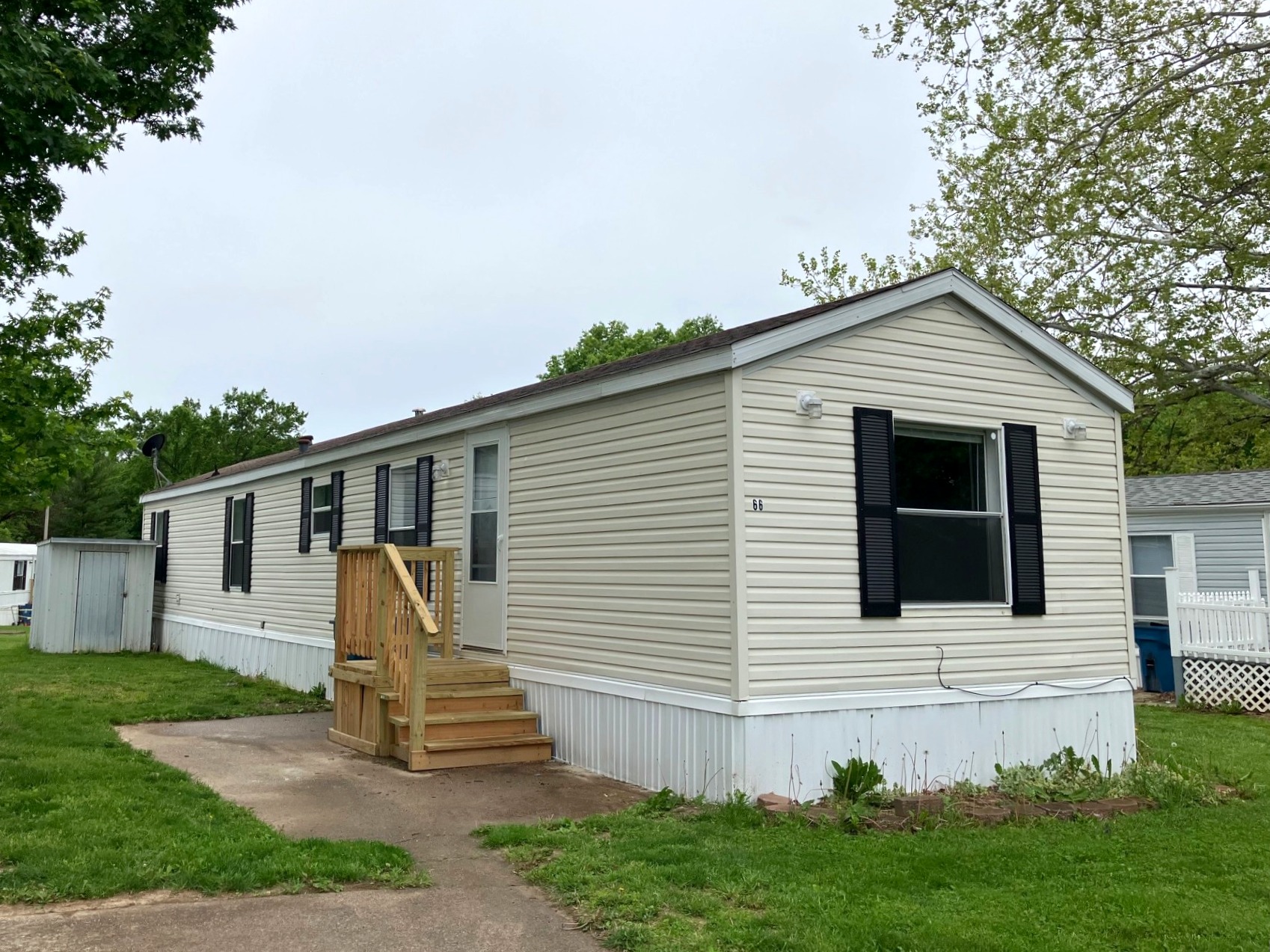 A photo of the home