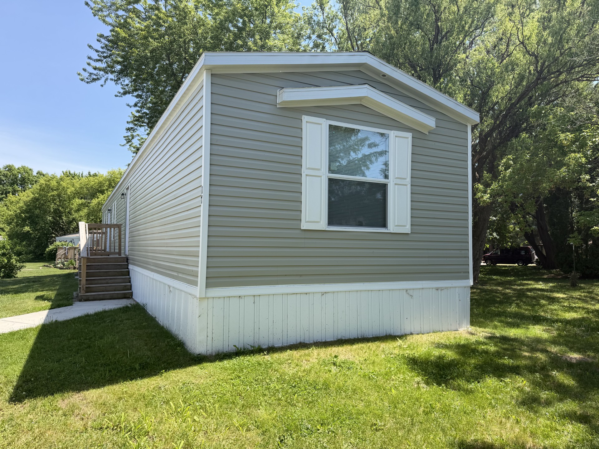 A photo of the home