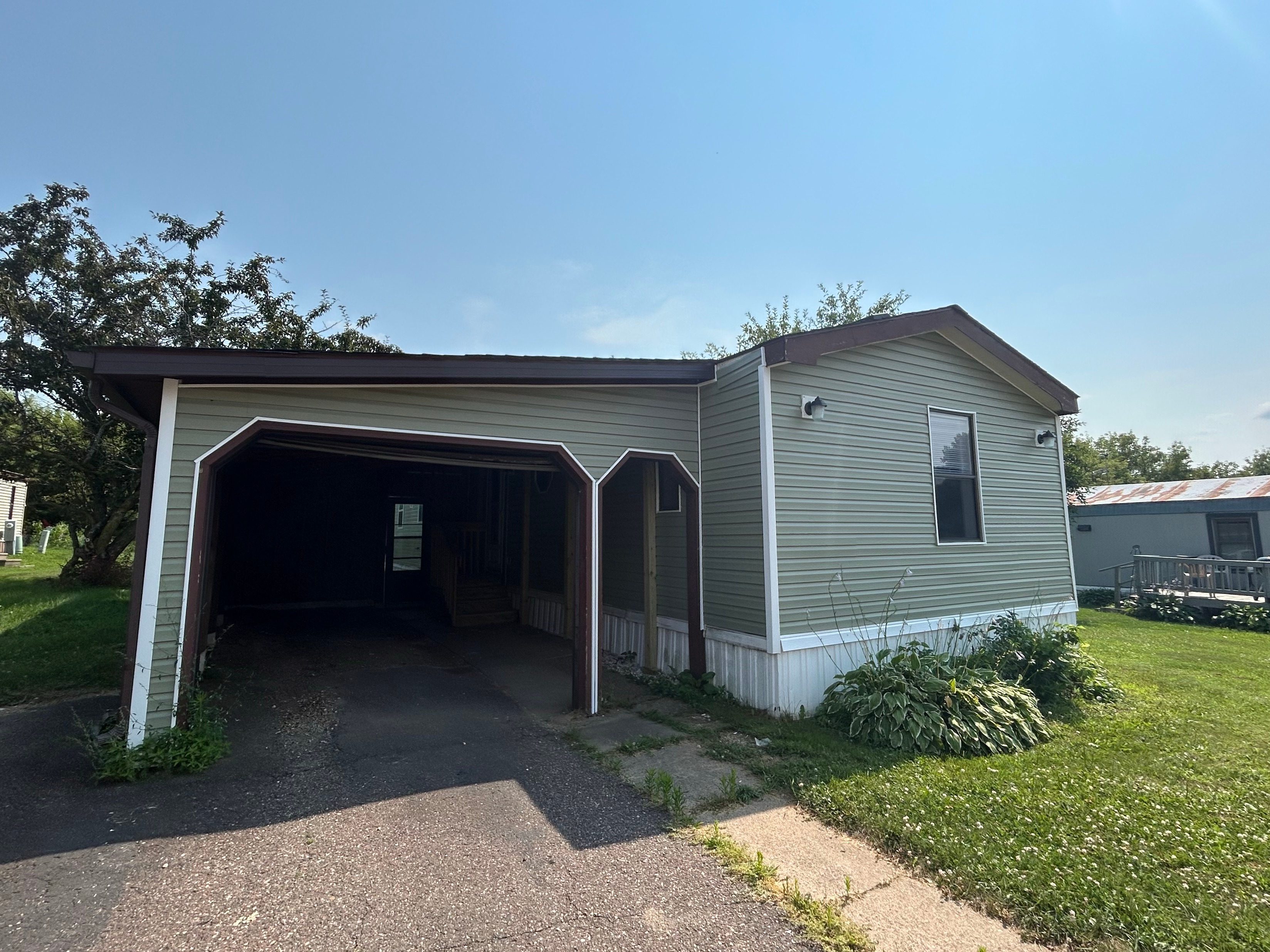 A photo of the home