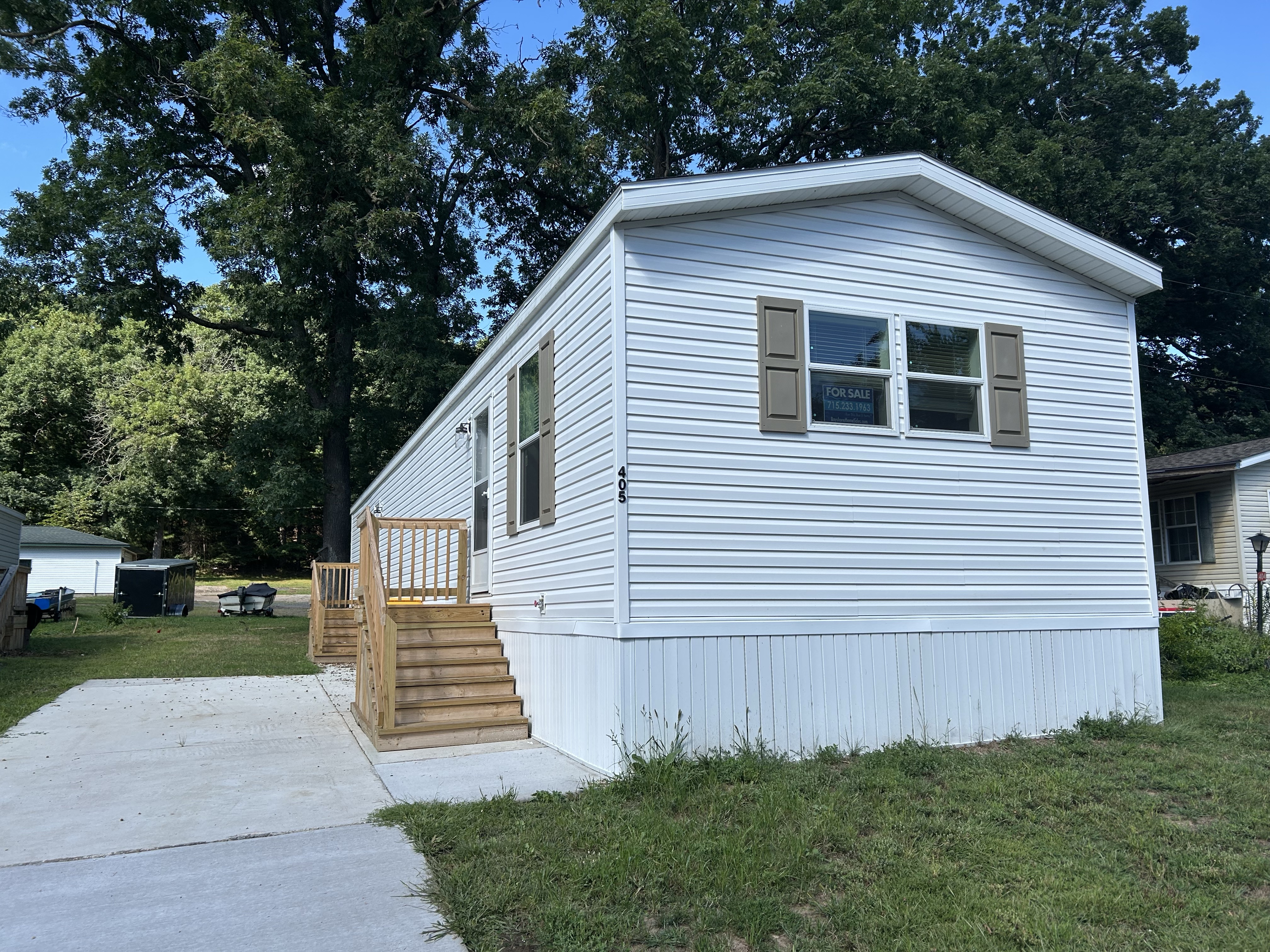 A photo of the home