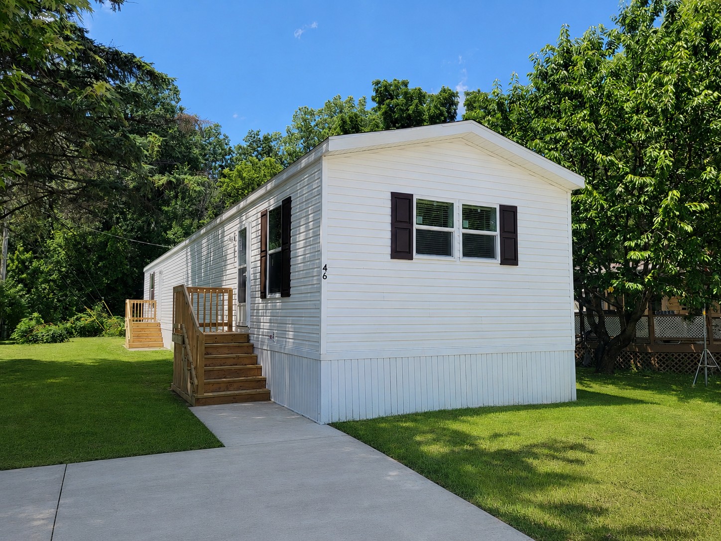 A photo of the home