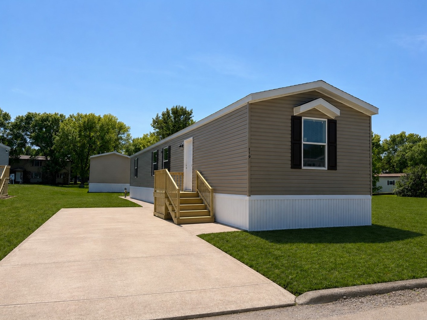 A photo of the home