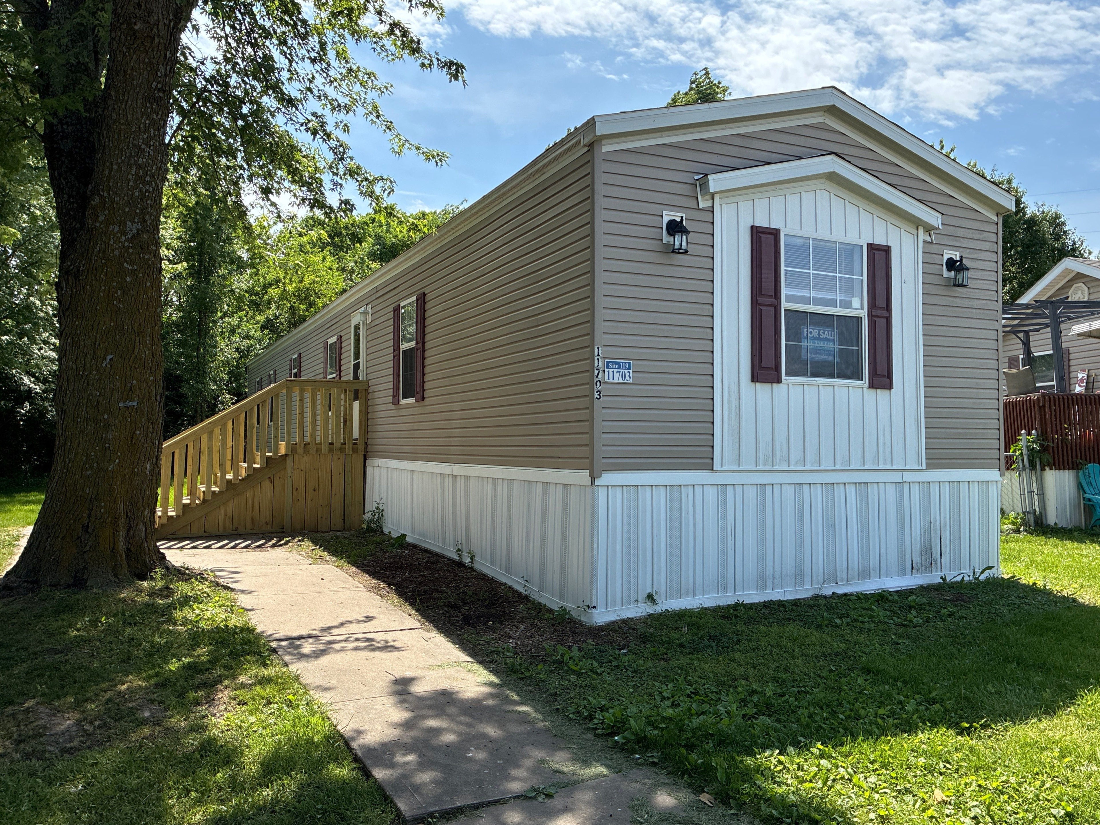 A photo of the home
