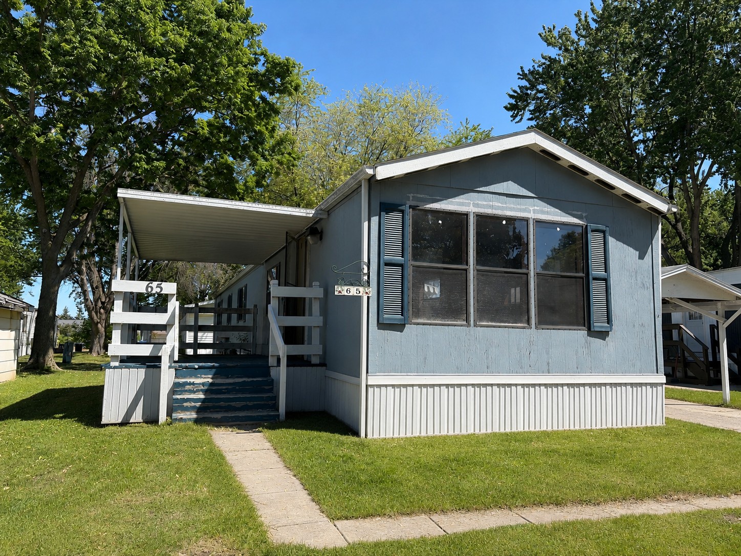 A photo of the home
