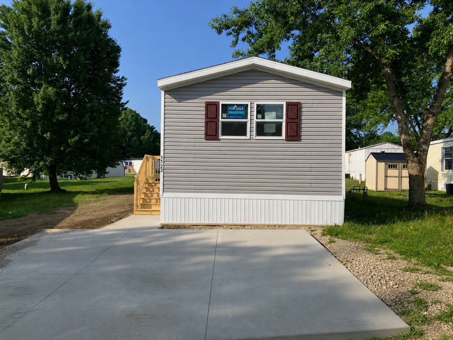 A photo of the home