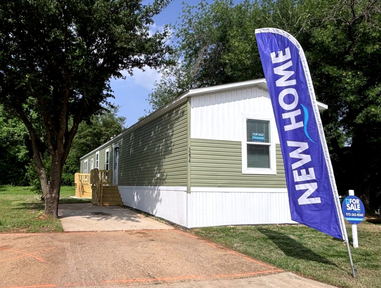 A photo of the home