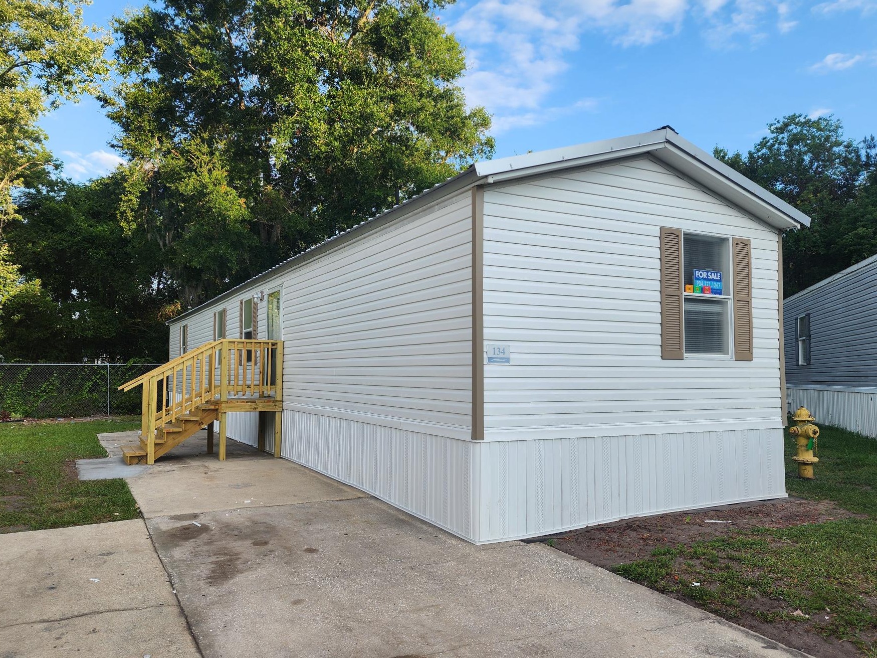 A photo of the home