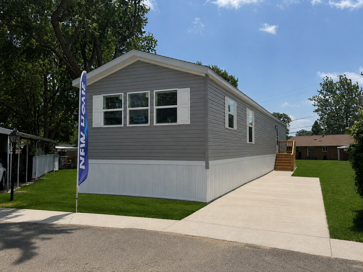 A photo of the home