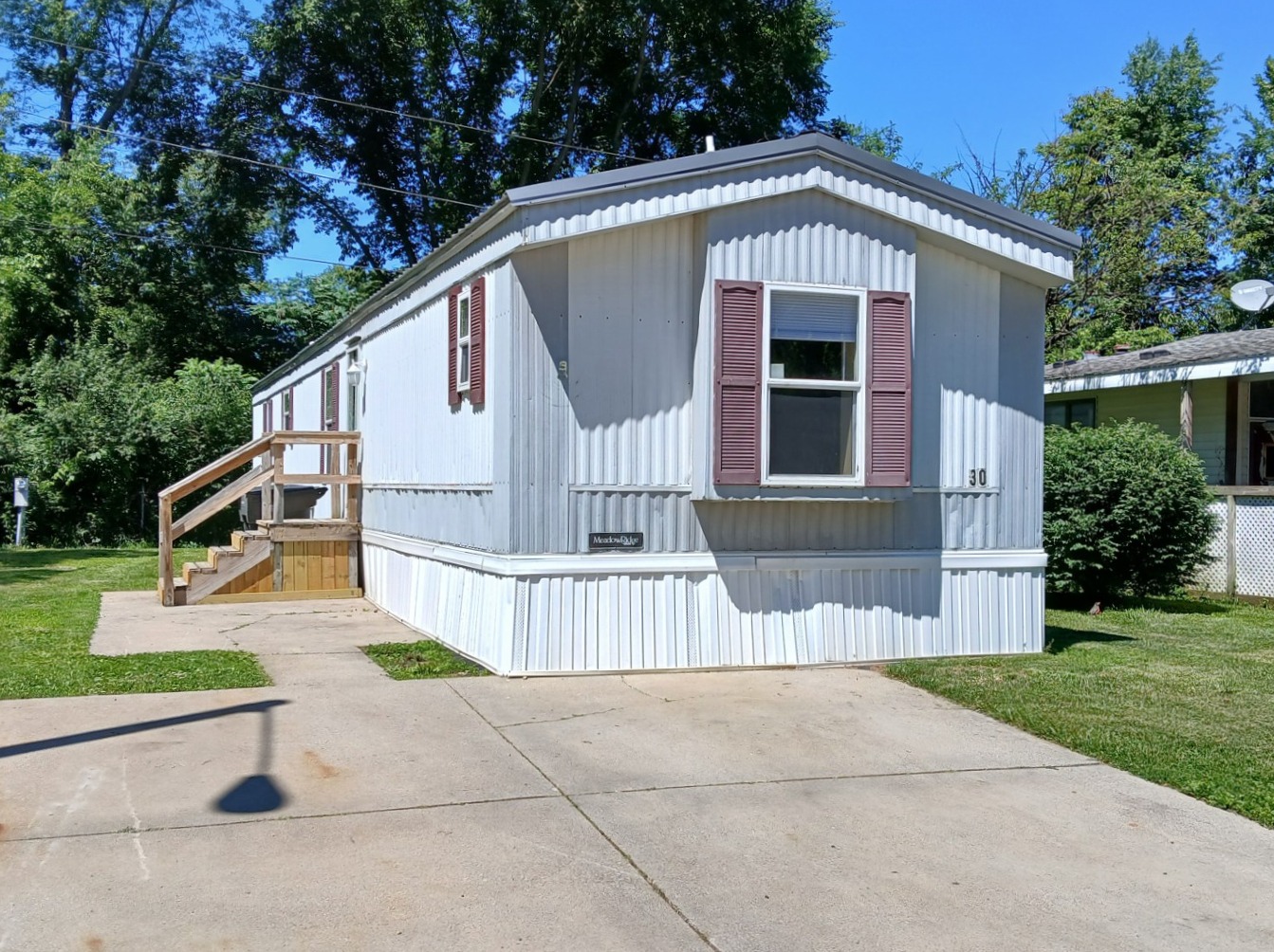 A photo of the home
