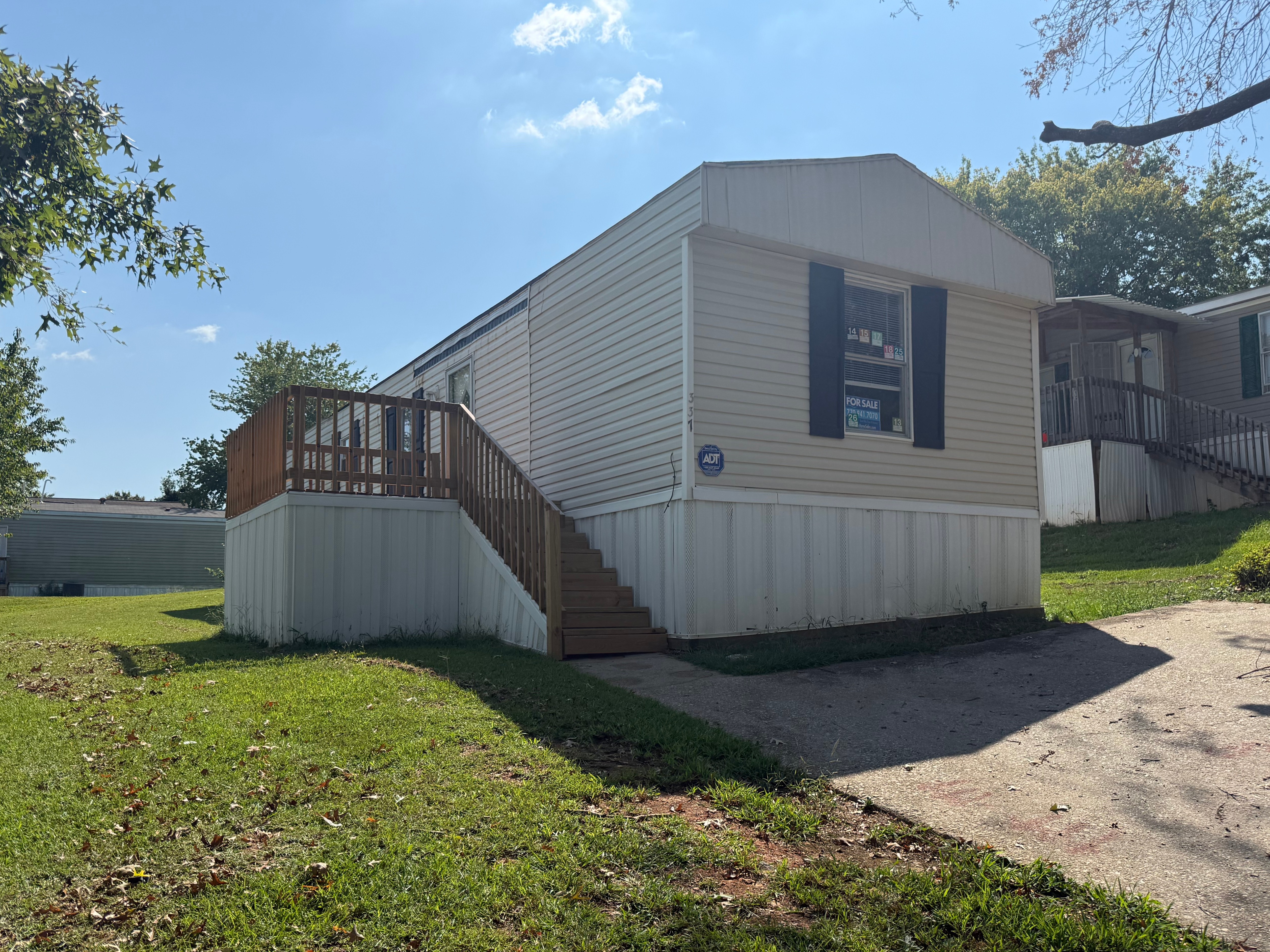A photo of the home