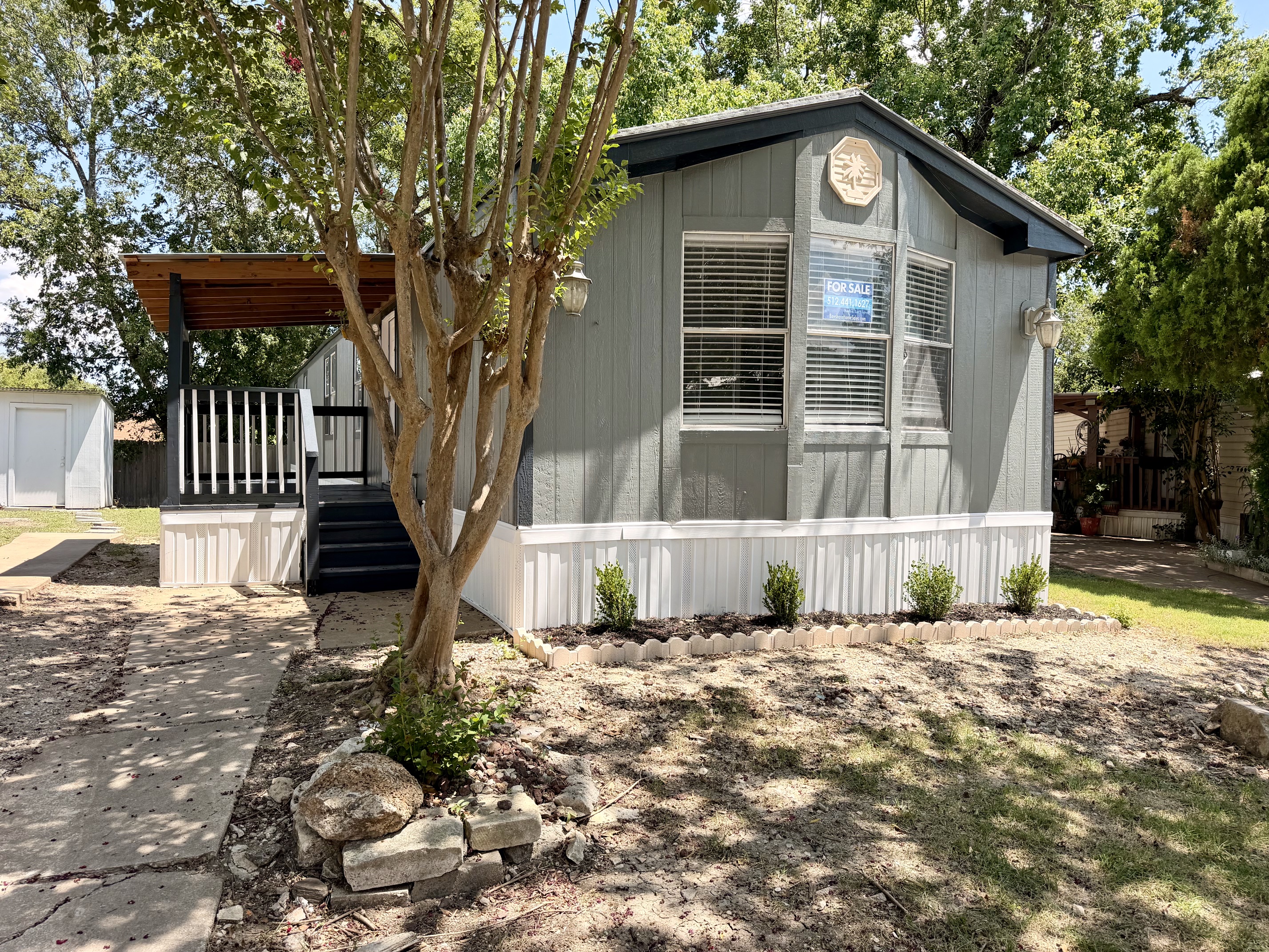 A photo of the home