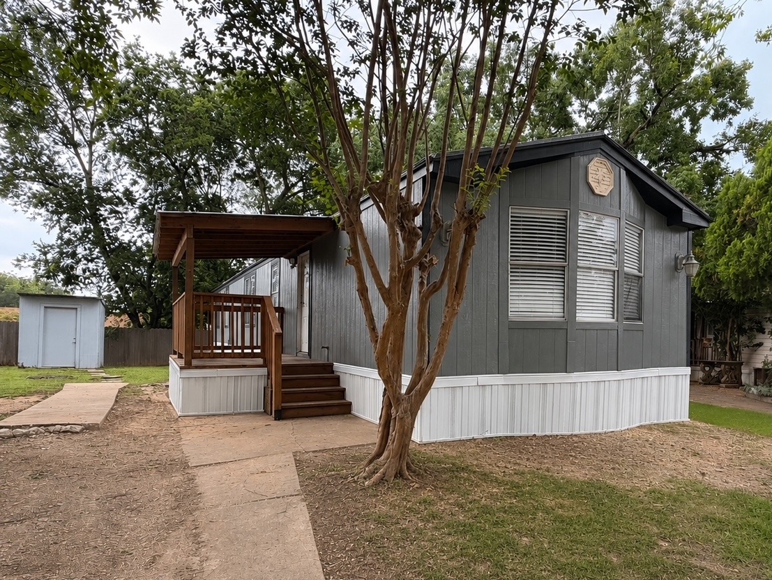 A photo of the home