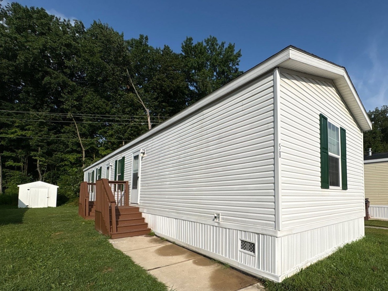 A photo of the home