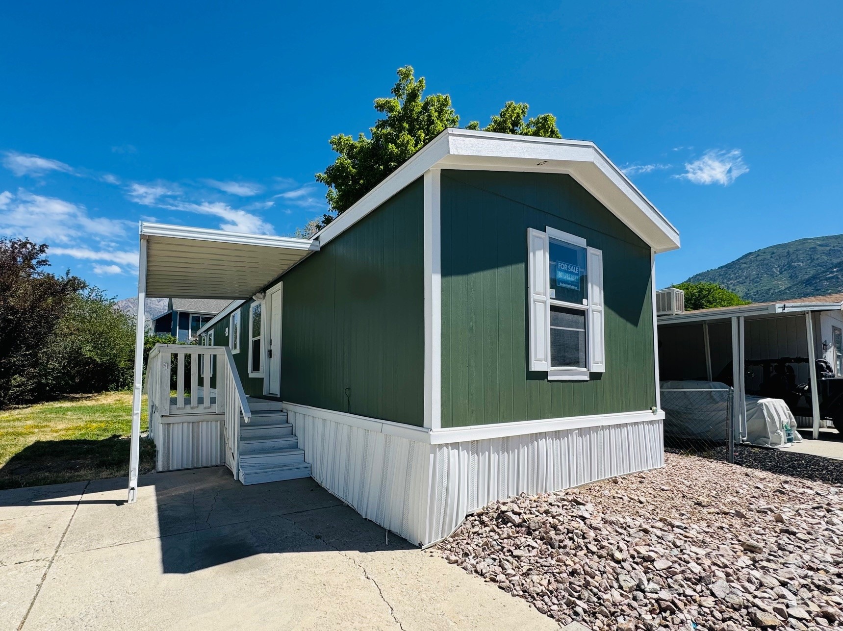 A photo of the home