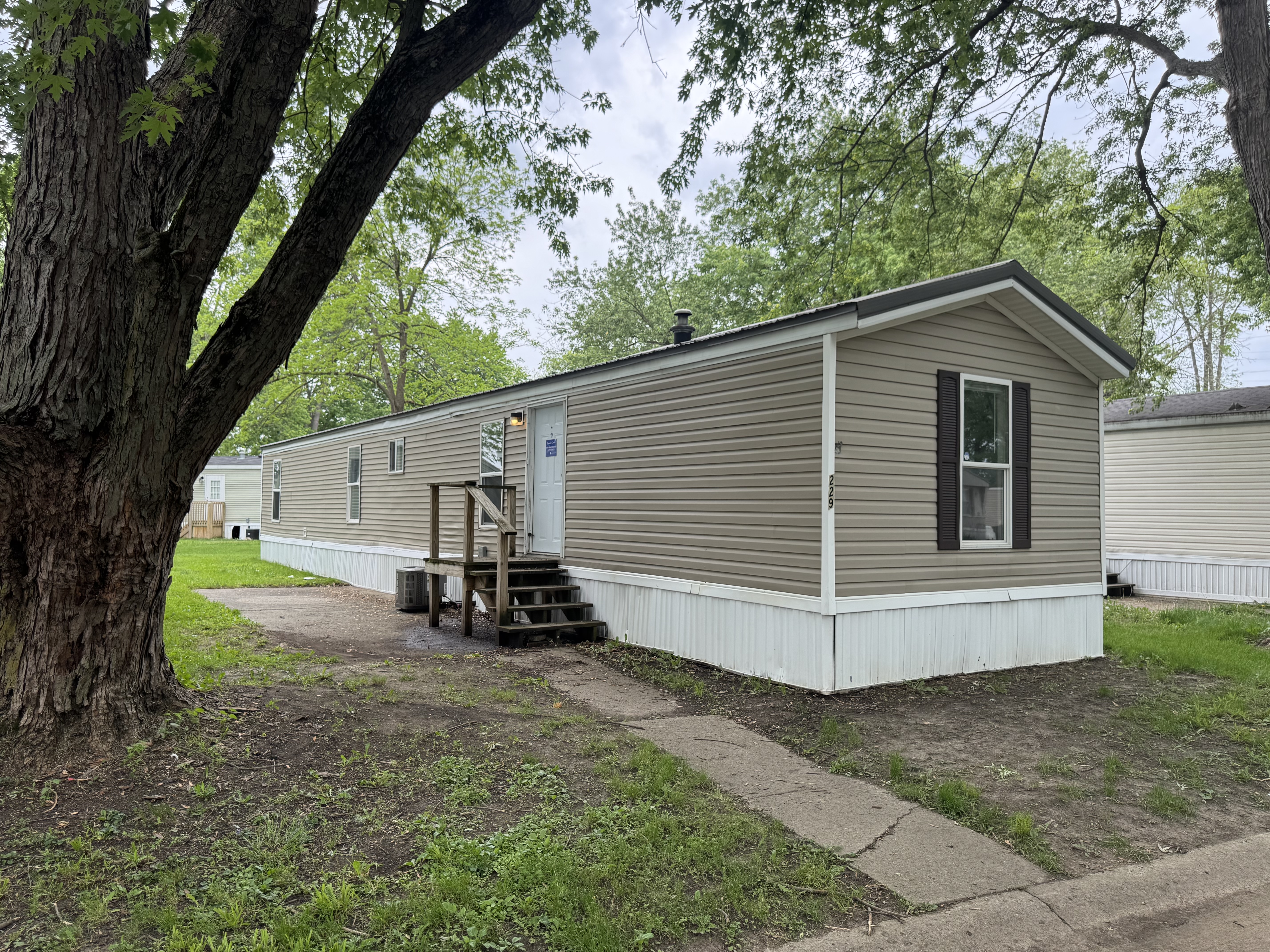 A photo of the home