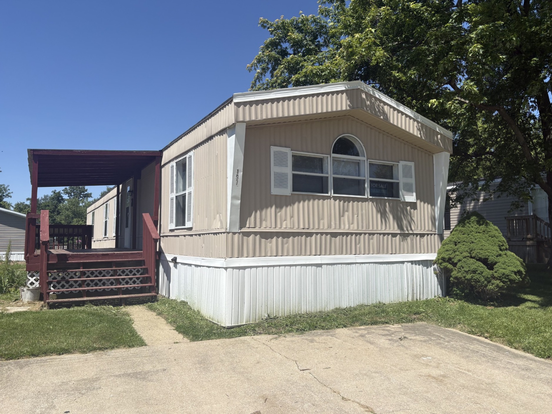 A photo of the home