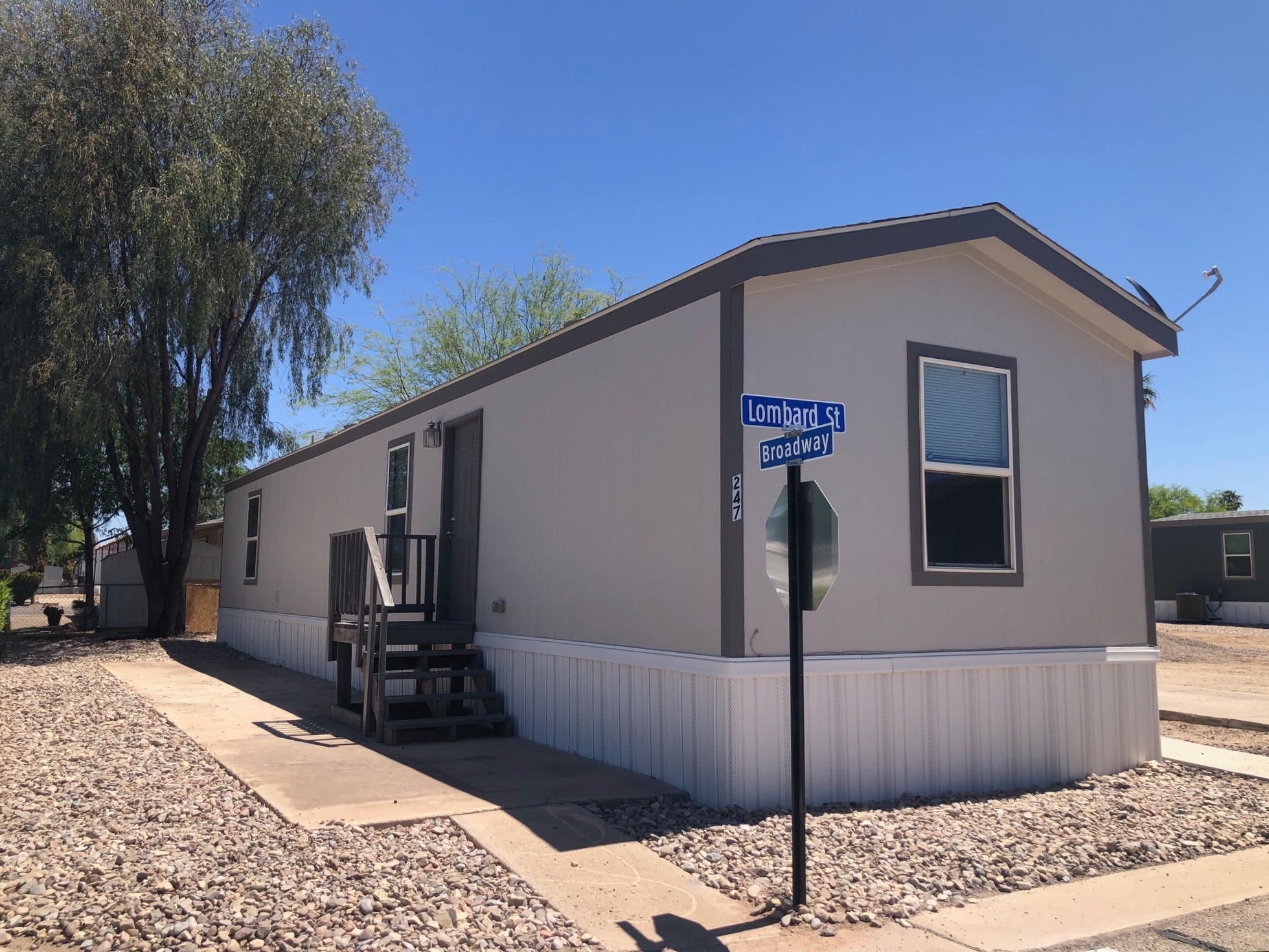 A photo of the home