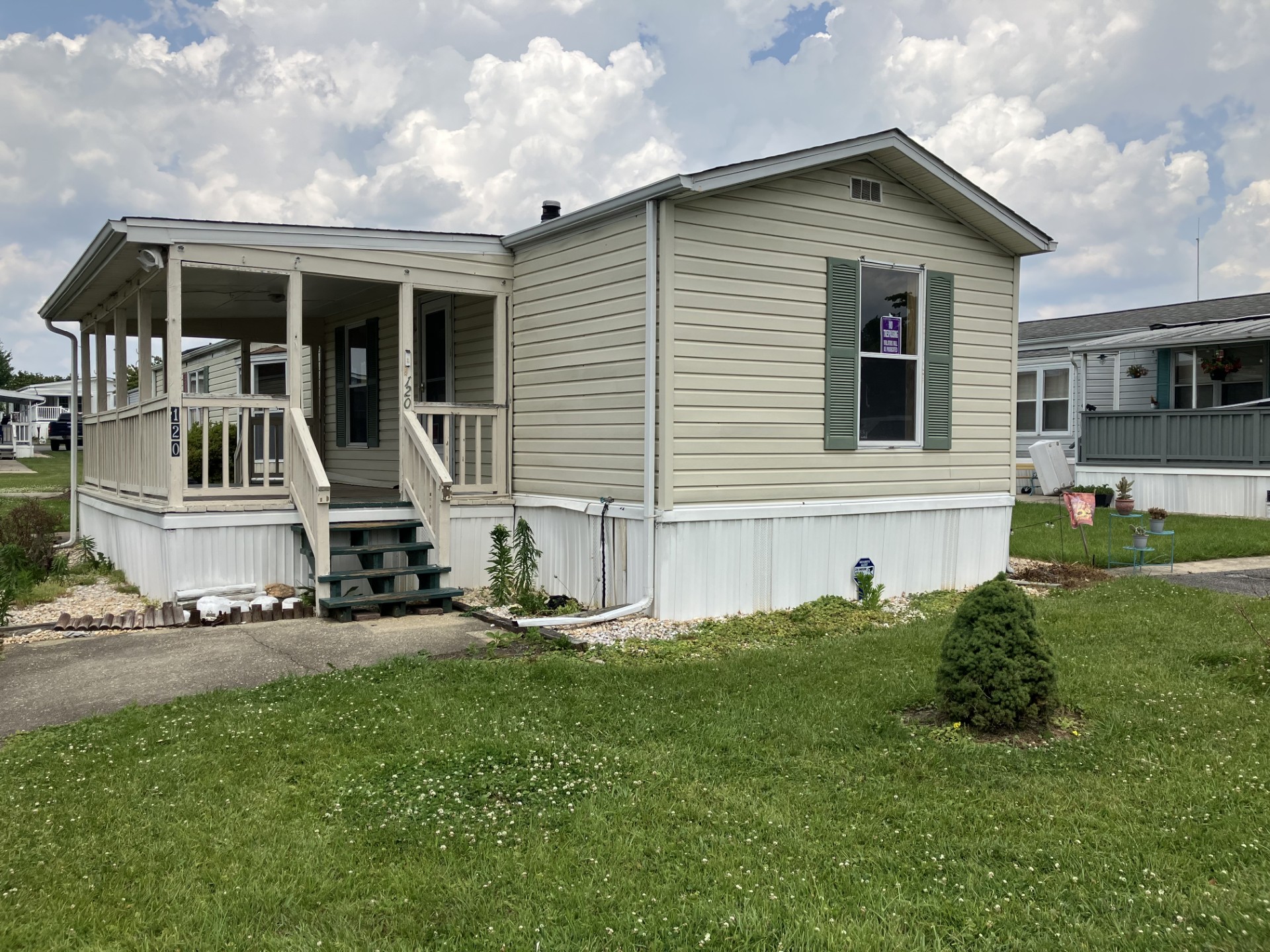 A photo of the home
