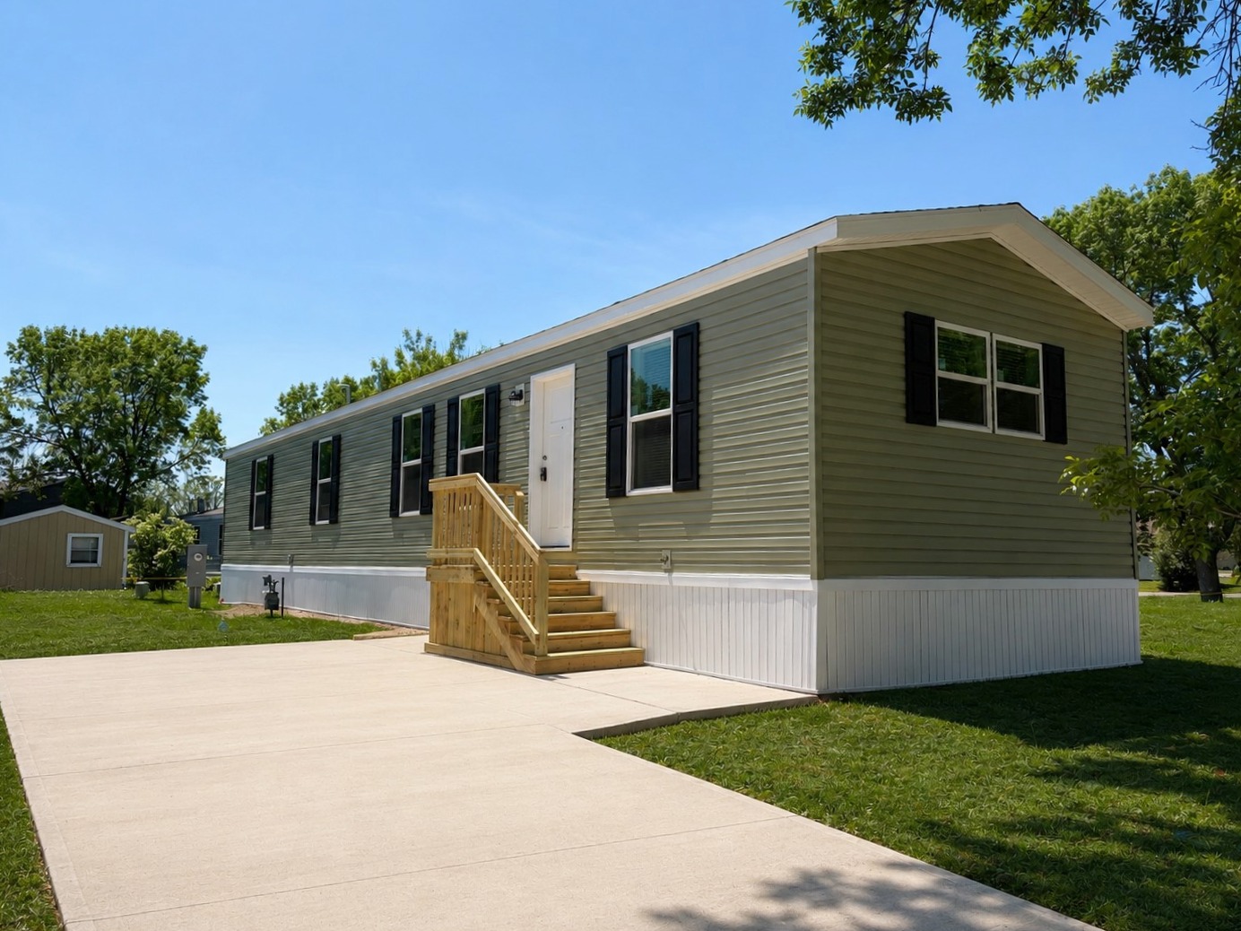A photo of the home