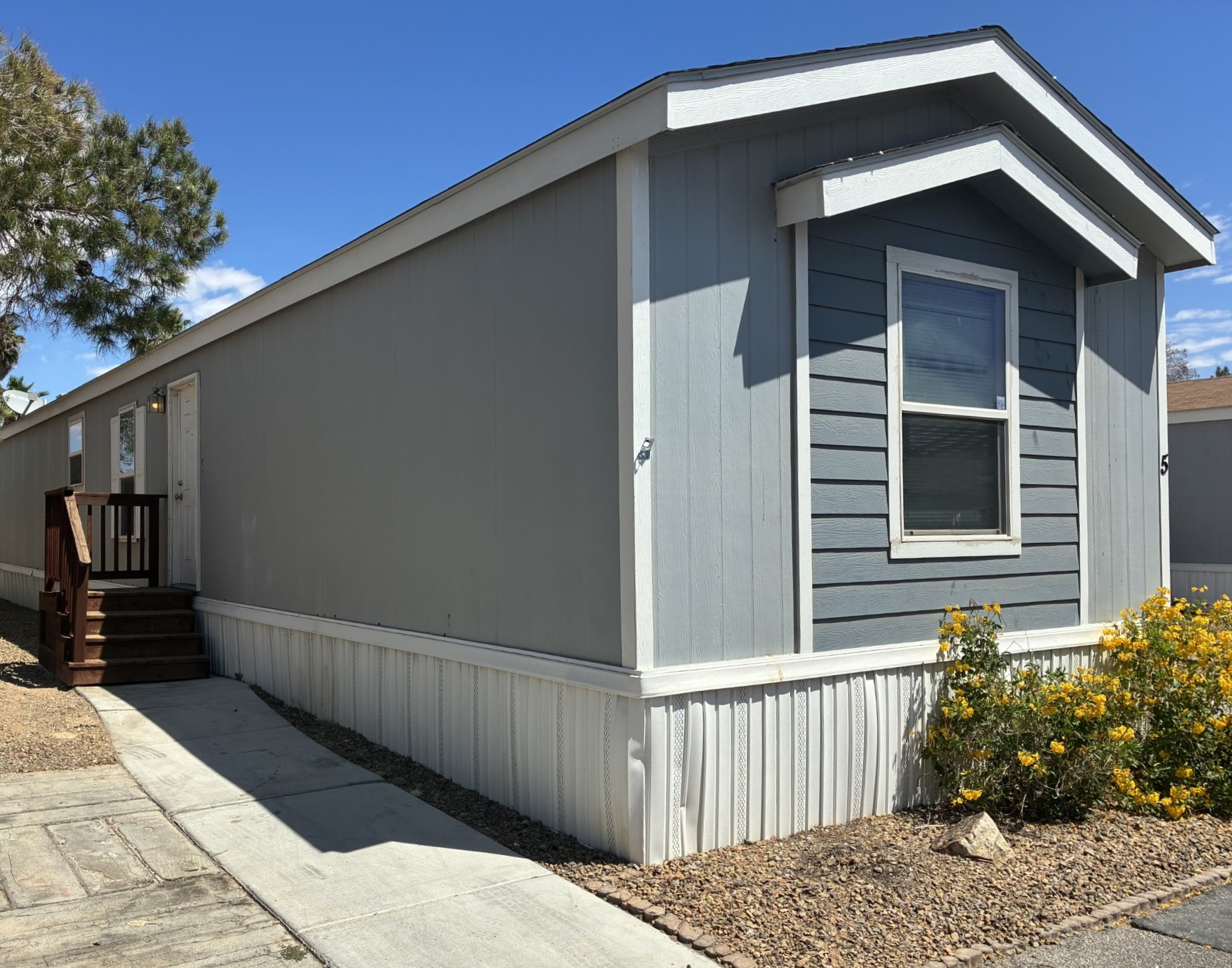 A photo of the home